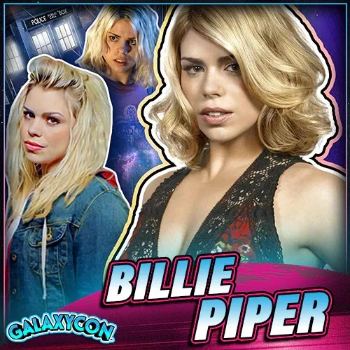 Billie Piper — Billie Piper as the 16th Doctor Autographed 8x10 Inscribed Dr. ? w/JSA COA, image 2