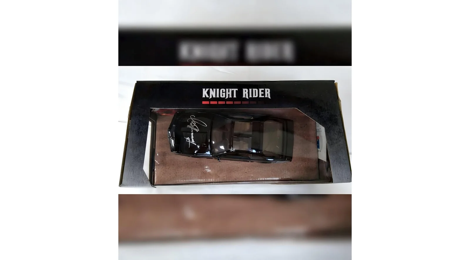 David Hasselhoff — David Hasselhoff Signed Knight Rider KITT Diecast with Beckett BAS COA, image 2