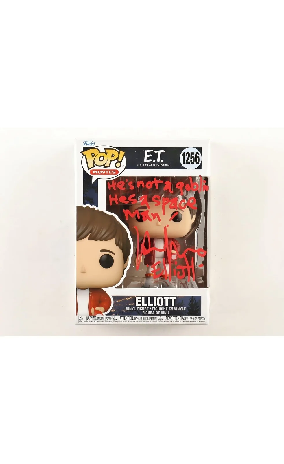 Henry Thomas — Henry Thomas Signed E.T. Funko Pop Inscribed Hes Not A Goblin ACOA 1256, image 2