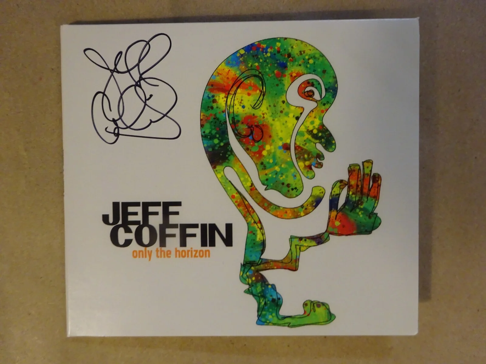 Signed Jeff Coffin Autographed Only The Horizon CD Cover Beckett BAS COA, изображение 2
