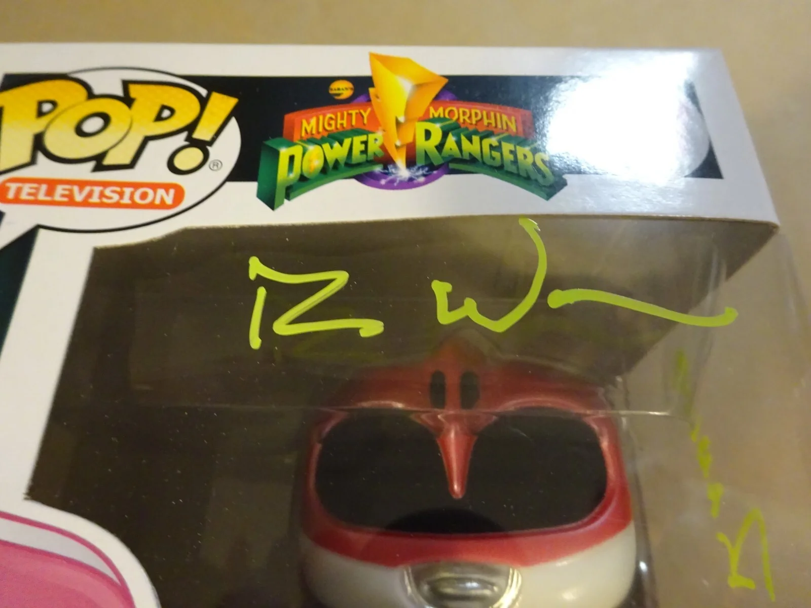 Ron Wasserman — Signed Ron Wasserman Autographed Power Rangers Pink #407 Funko Pop BAS COA, изображение 4