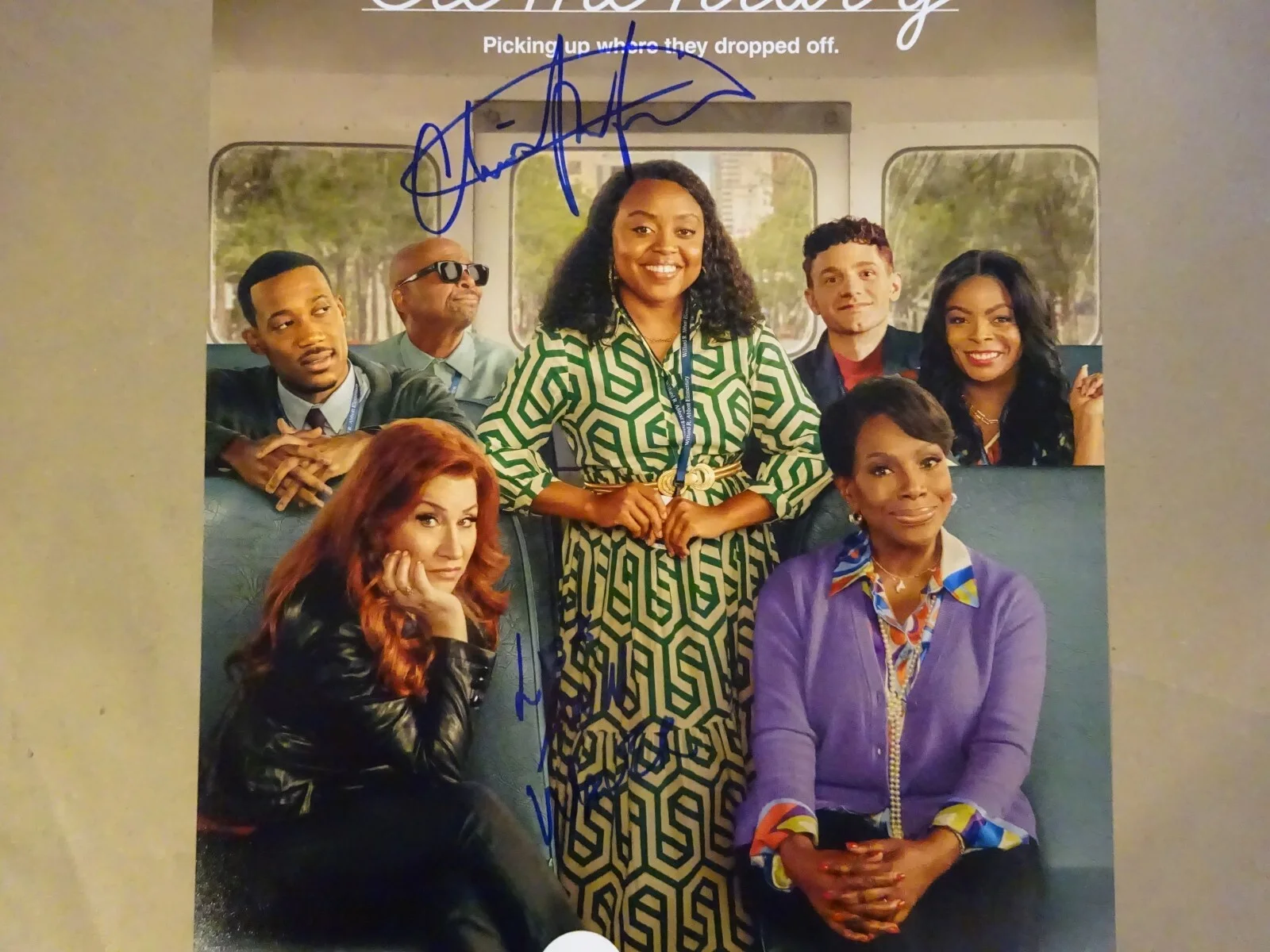 Chris Perfetti, Lisa Ann Walter — Signed Abbott Elementary Autographed By Perfetti & Walter 11"x17" Photo BAS COA, image 3