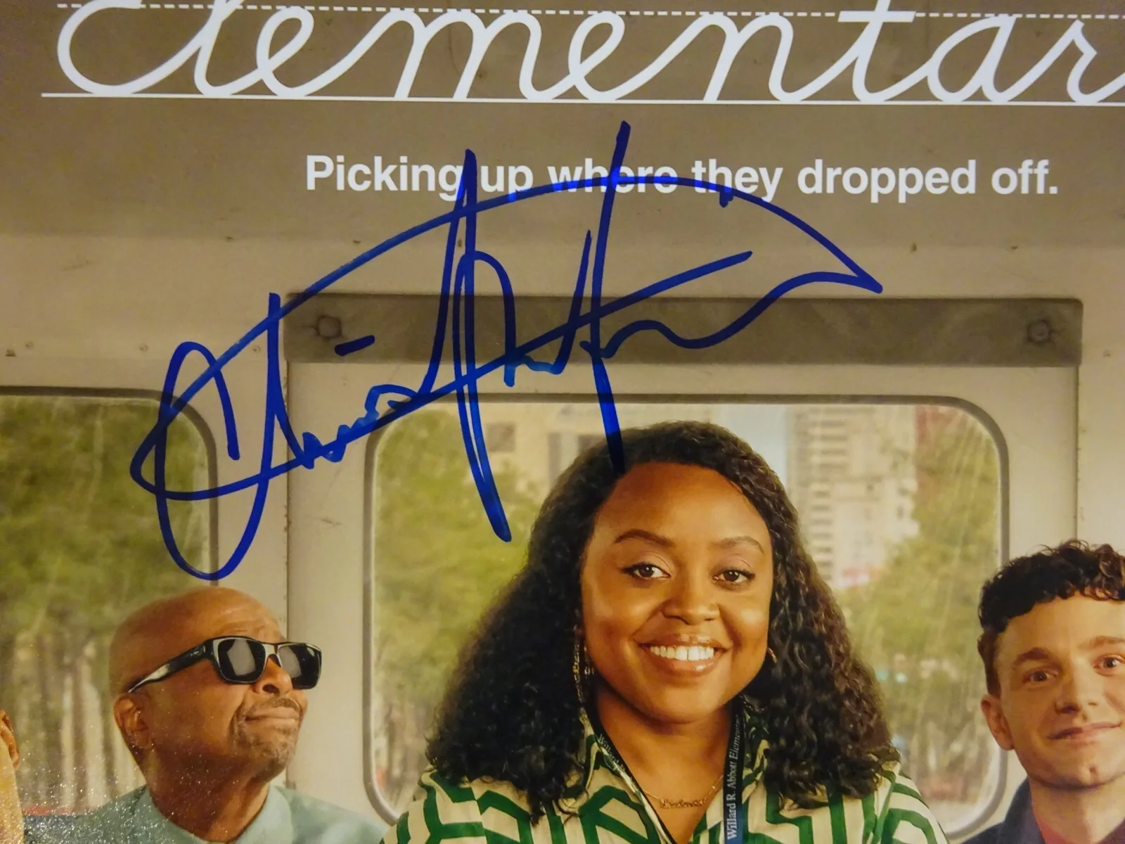Chris Perfetti, Lisa Ann Walter — Signed Abbott Elementary Autographed By Perfetti & Walter 11"x17" Photo BAS COA, image 4