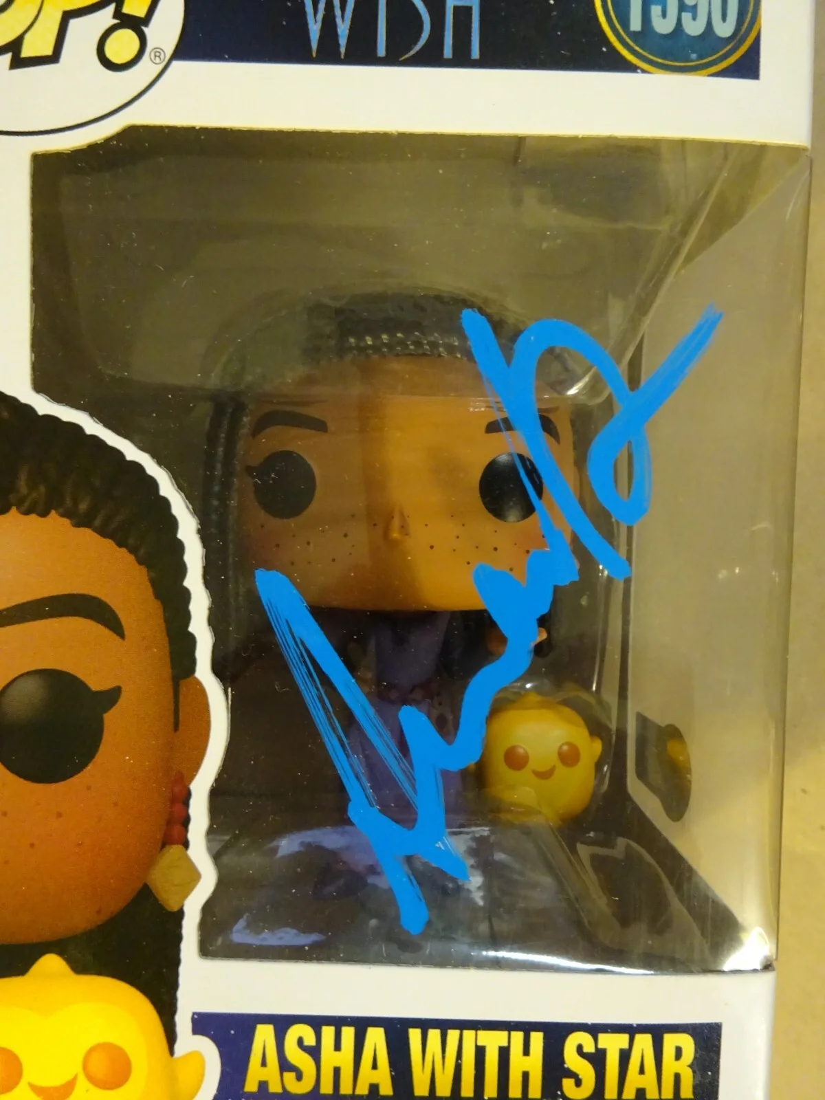 Ariana DeBose — Signed Ariana DeBose Autographed Wish Asha With Star 1390 Funko Pop BAS COA, изображение 3