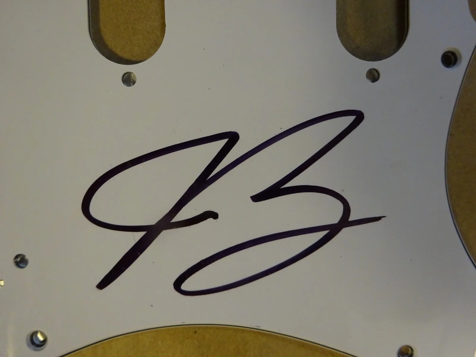Signed Joe Bonamassa Autographed Guitar Pick Guard Beckett BAS COA, image 4