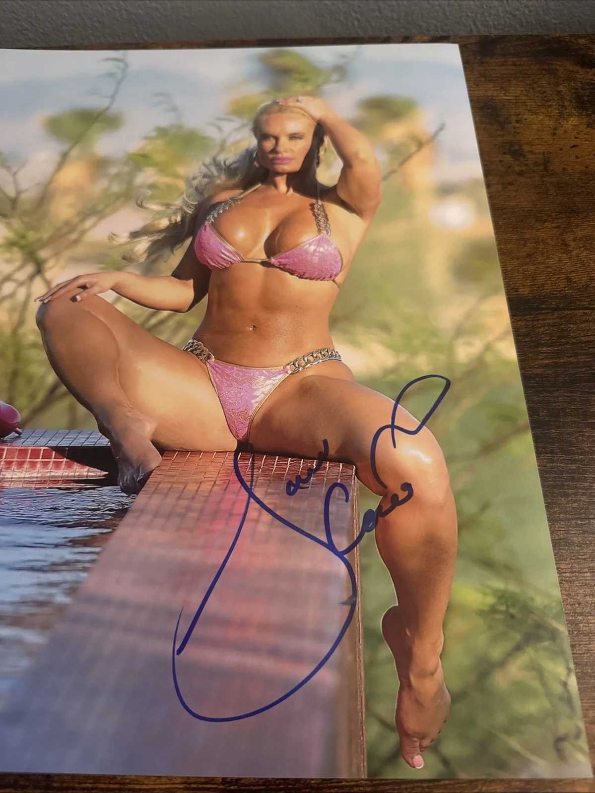 HOT COCO AUSTIN SIGNED AUTOGRAPH 11x14 PHOTO BAS BECKETT ICE LOVES COCO ICE T, изображение 2