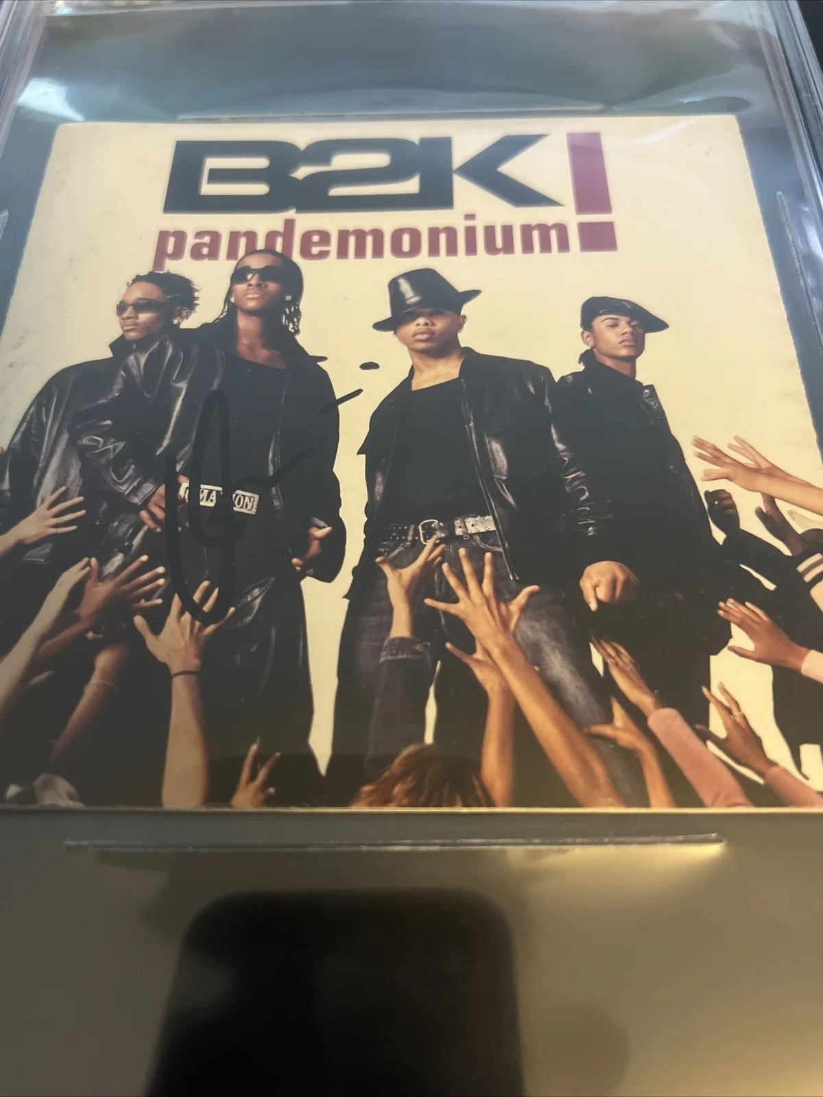 Omarion B2k Pandemonium Autographed Signed CD Beckett Slab Coa Cert, image 2