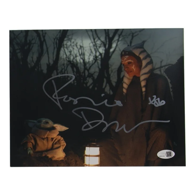 Rosario Dawson — Rosario Dawson as "Ahsoka" Signed 8x10 Photo (JSA) Tano-Mandalorian