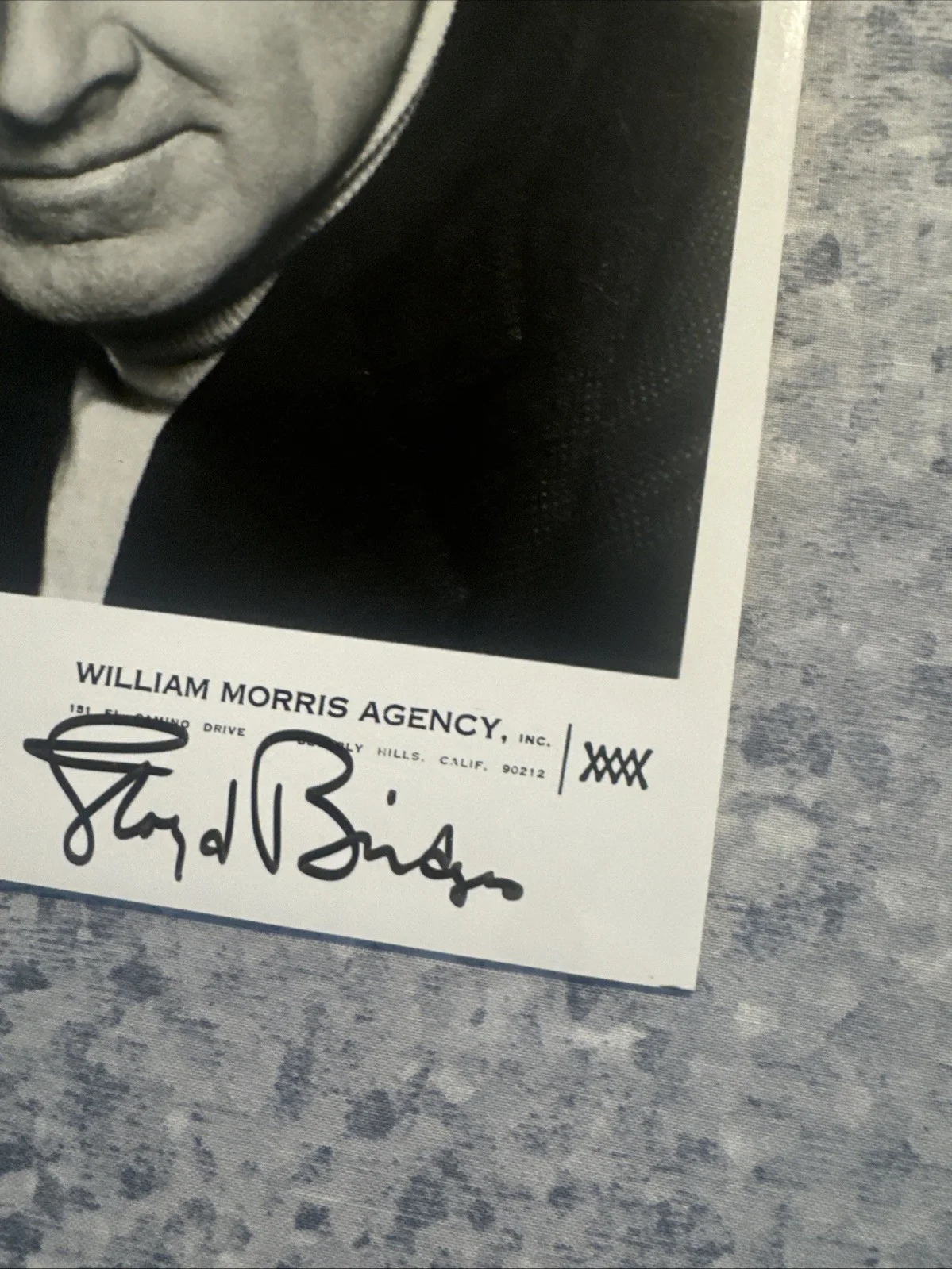 8 X 10 Autographed Photo Lloyd Bridges Vintage Movie Studio Agency Shot, изображение 3