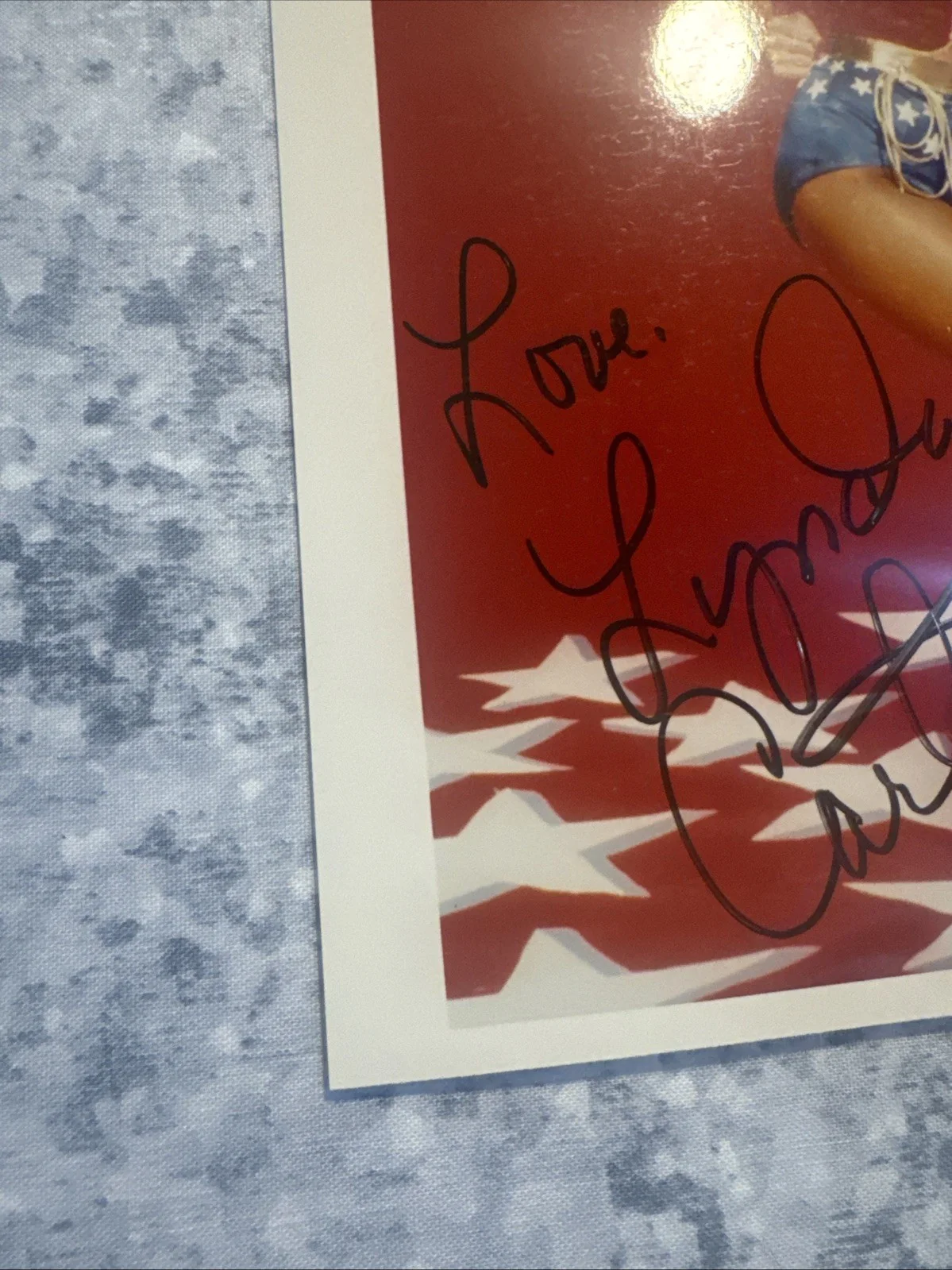 8 X 10 Autographed Photo Lynda Carter Wonder Woman Studio Photograph, image 3