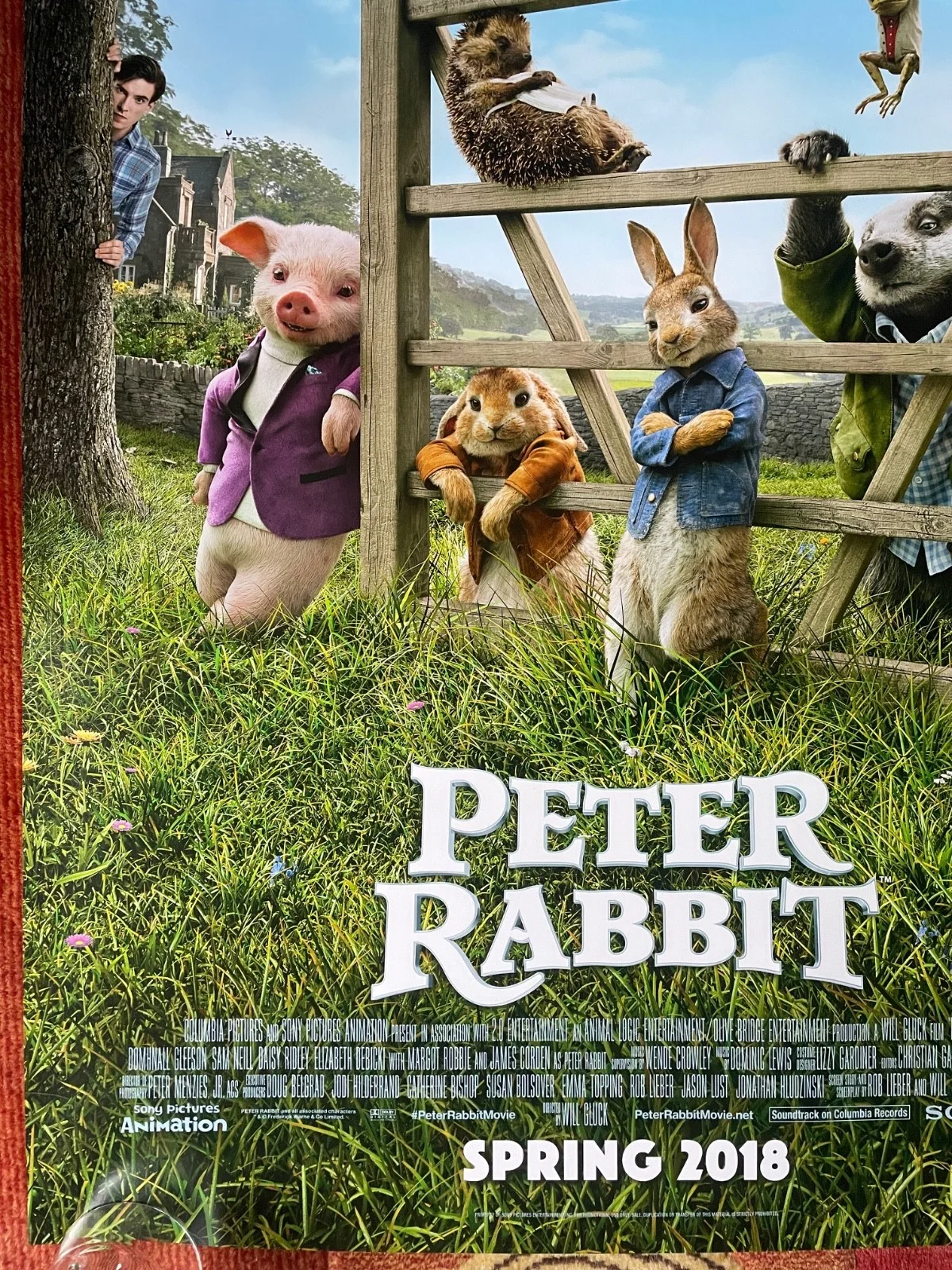 PETER RABBIT (2018) Original UK One Sheet Movie Film Poster, изображение 4