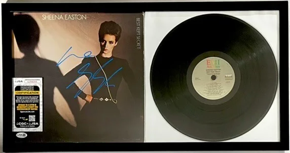 Sheena Easton — Sheena Easton Signed Best Kept Secret Vinyl LP Record Framed Display JSA COA, изображение 2