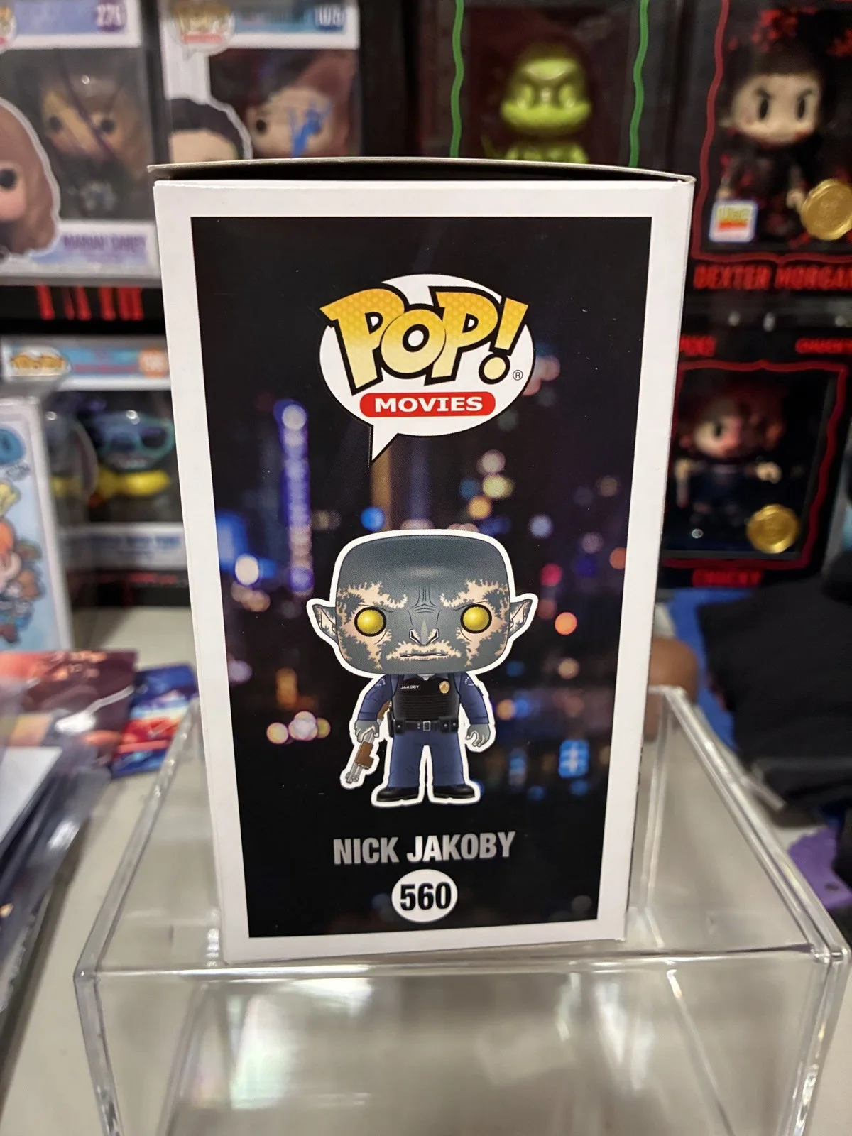 JOEL EDGERTON — JOEL EDGERTON NICK JAKOBY BRIGHT SIGNED FUNKO 560 AUTHENTIC AUTOGRAPH coa swau, image 3