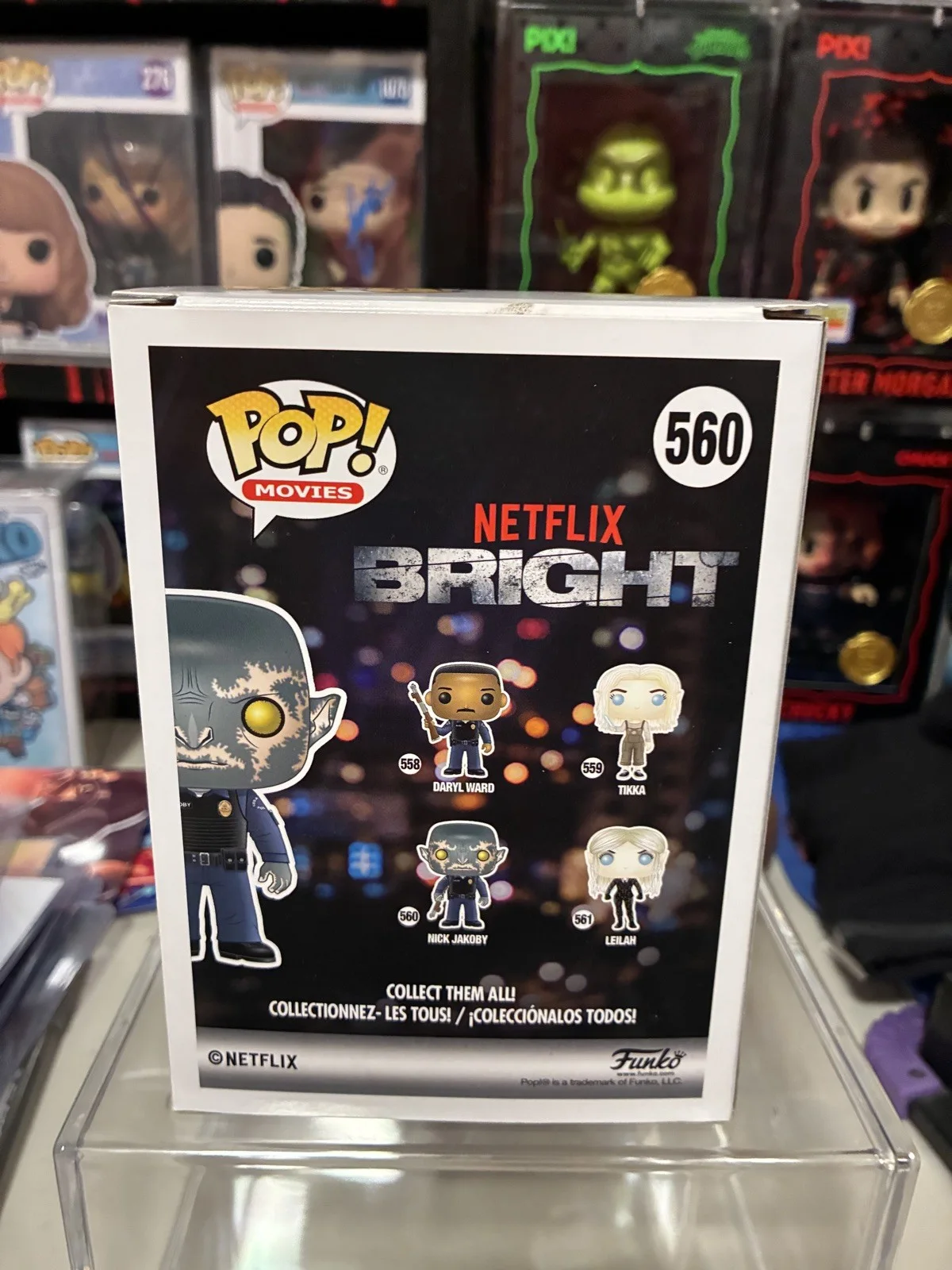 JOEL EDGERTON — JOEL EDGERTON NICK JAKOBY BRIGHT SIGNED FUNKO 560 AUTHENTIC AUTOGRAPH coa swau, image 5