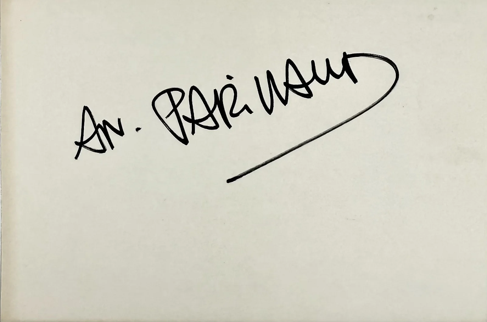 Anne Parillaud — ANNE PARILLAUD Signed Autographed 4x6 INDEX CARD Innocent Blood La Femme Nikita, изображение 4