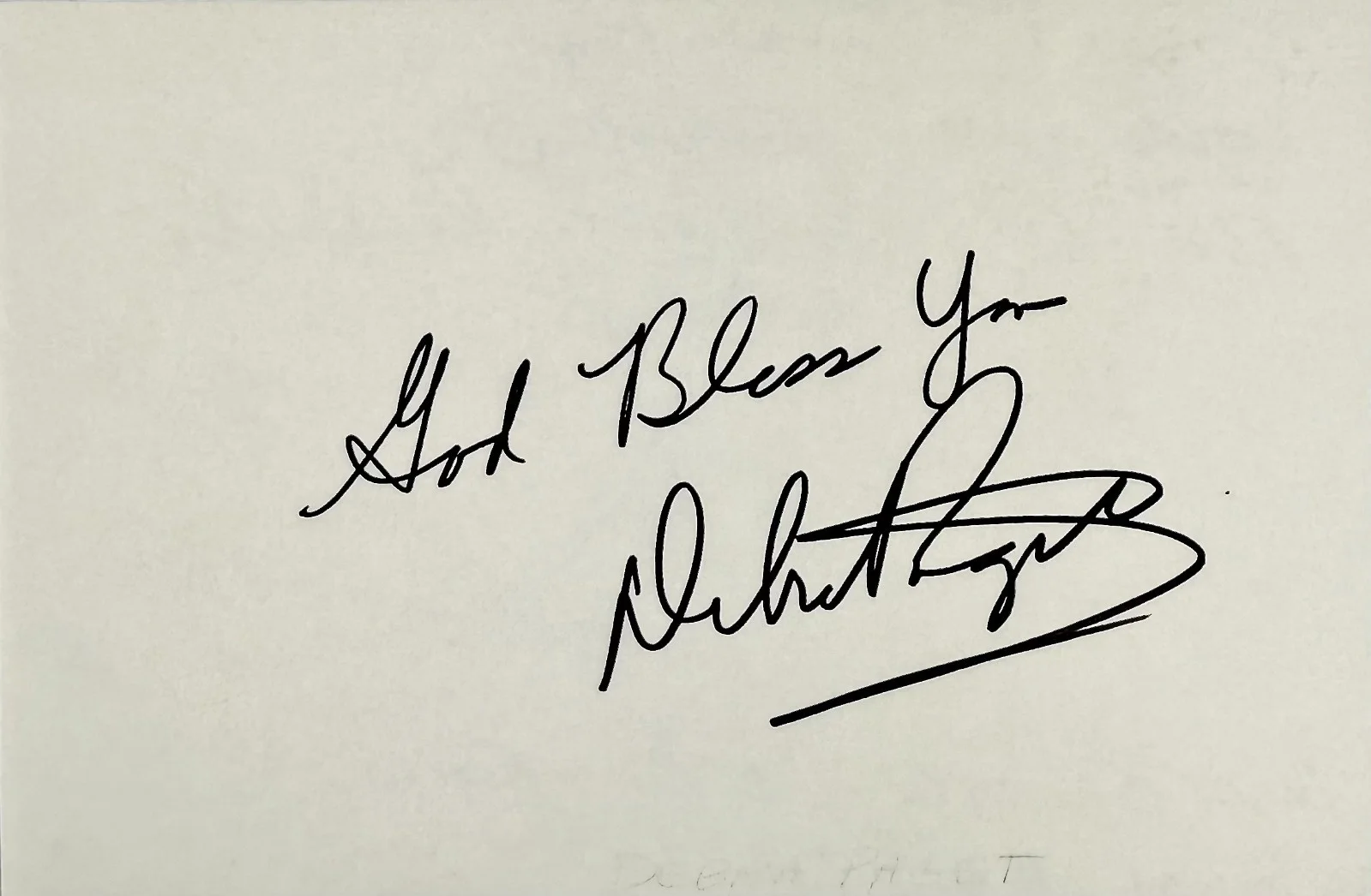 Debra Paget — DEBRA PAGET Signed Autograph 4x6 INDEX CARD The Ten Commandments LOVE ME TENDER, изображение 4