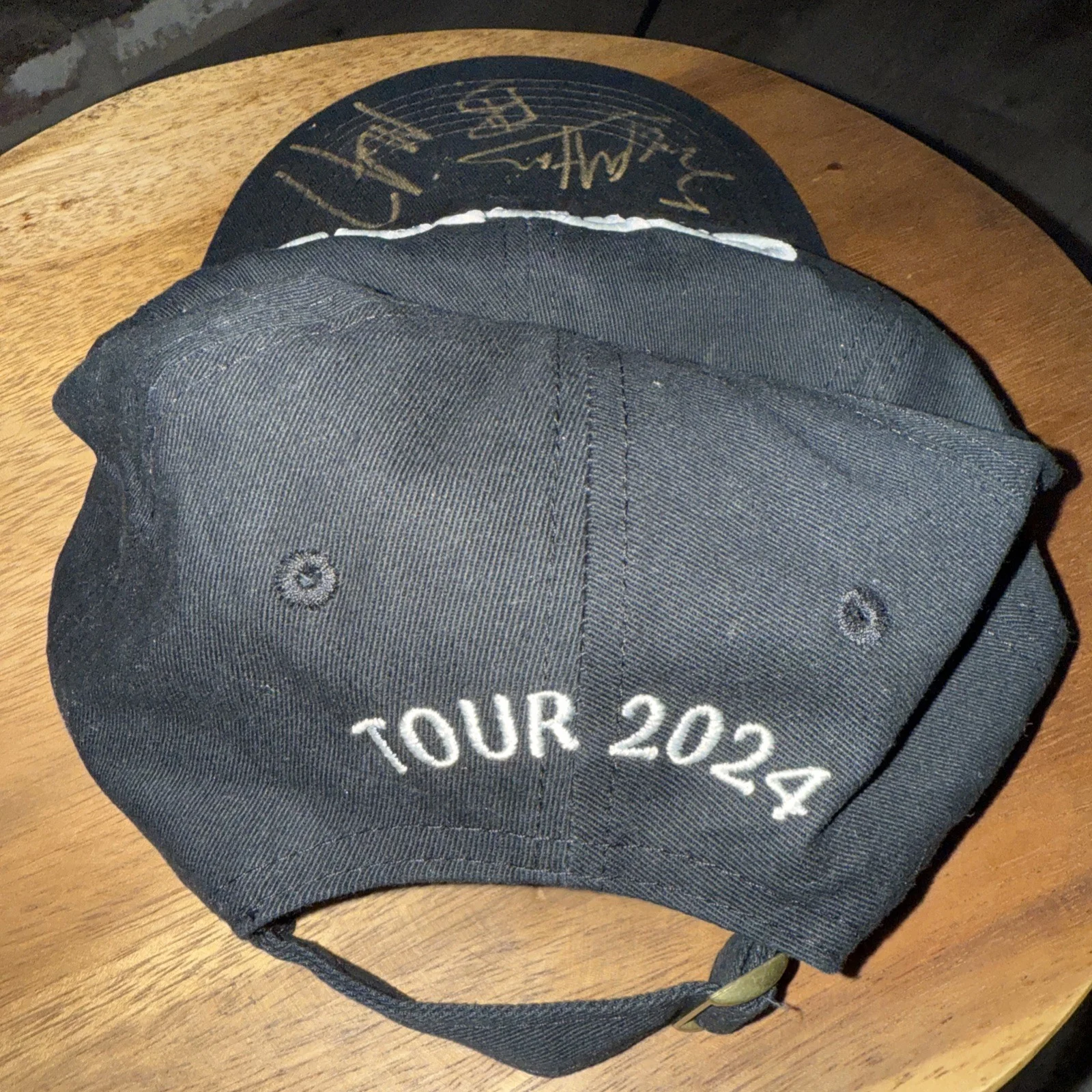 Caifanes Rock Band Jaguars Tour Concert Hat 2024 Signed by members, image 3