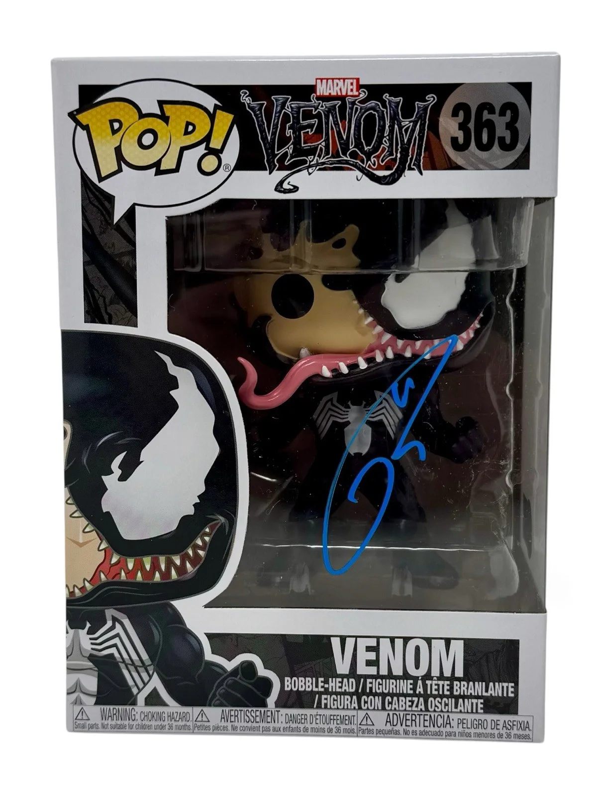 Tom Hardy — Tom Hardy Signed Venom Funko Pop Marvel Venom Autograph Eddie Brock Beckett COA