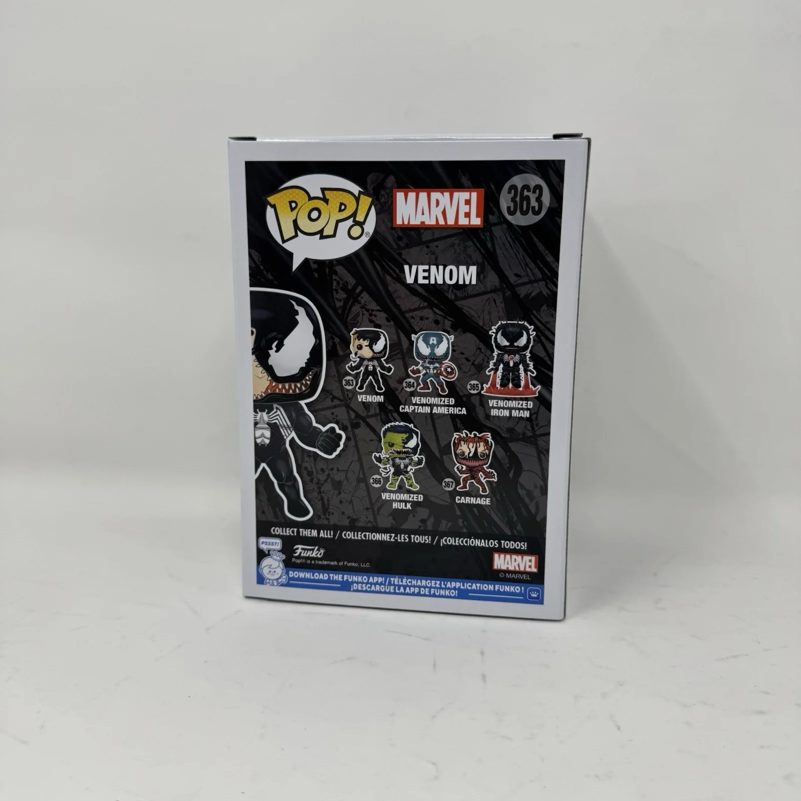 Tom Hardy — Tom Hardy Signed Venom Funko Pop Marvel Venom 363 Autograph Beckett COA, image 4