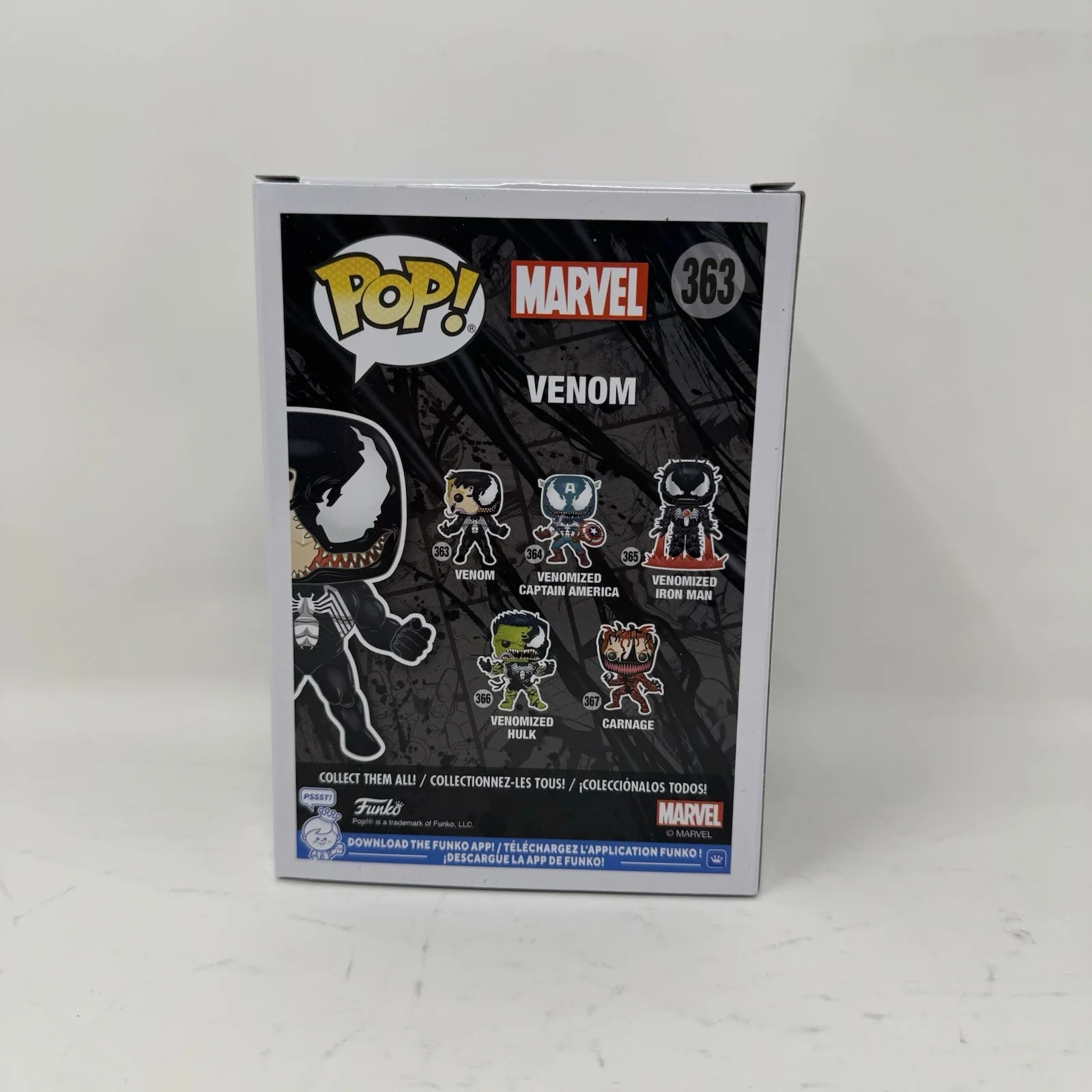 Tom Hardy — Tom Hardy Signed Venom Funko Pop Marvel Venom 363 Autograph Beckett COA, image 4