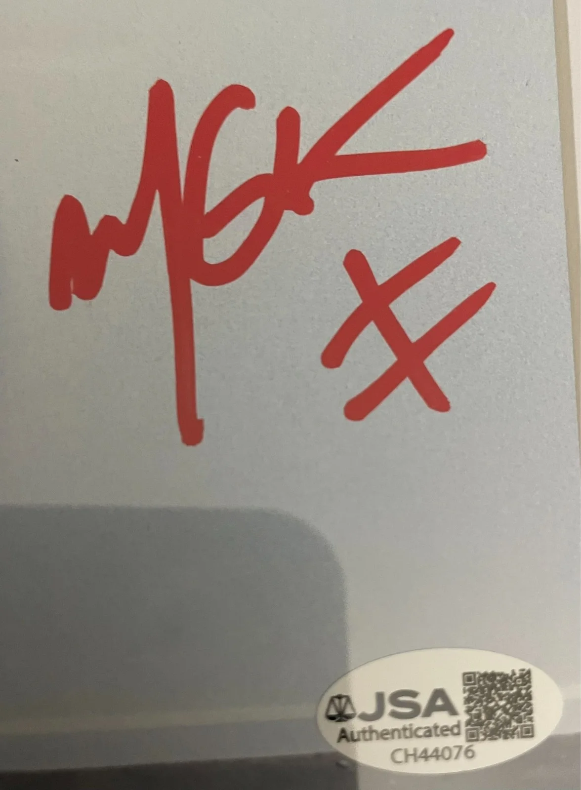 Machine Gun Kelly — MGK Machine Gun Kelly Signed Lost Americana CD Booklet Framed Display JSA COA, изображение 2