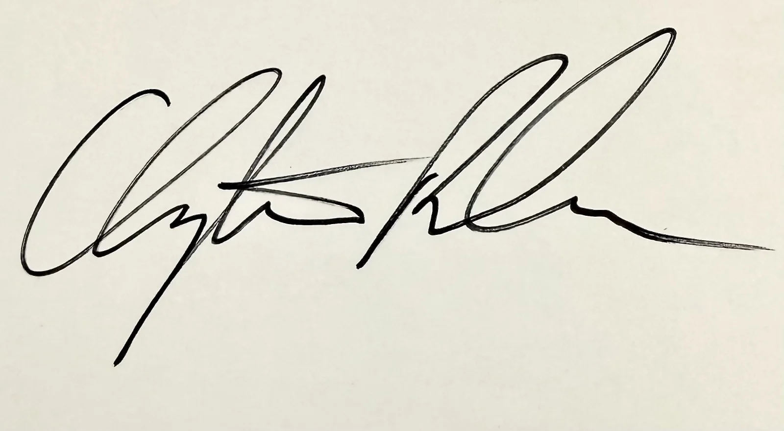 Clayton Rohner — CLAYTON ROHNER Signed Autographed 4x6 INDEX CARD STAR TREK : The Next Generation, изображение 2