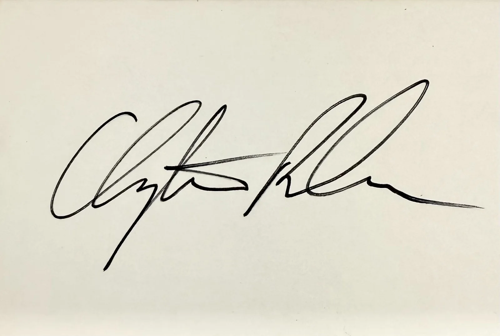 Clayton Rohner — CLAYTON ROHNER Signed Autographed 4x6 INDEX CARD STAR TREK : The Next Generation, изображение 4