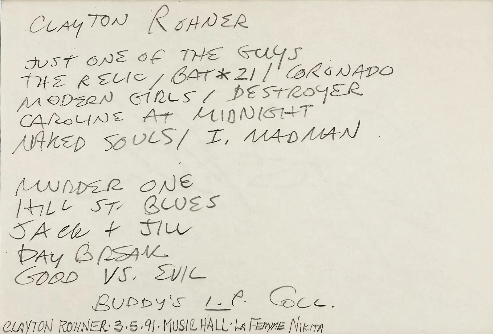 Clayton Rohner — CLAYTON ROHNER Signed Autographed 4x6 INDEX CARD STAR TREK : The Next Generation, изображение 5