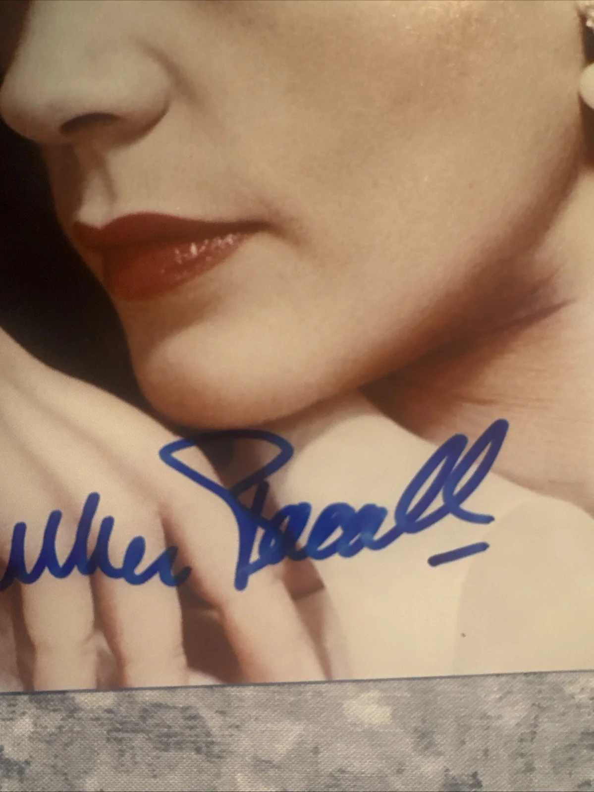 8 X 10 Autographed Photo Lauren Bacall Vintage Movie Studio Still, изображение 3