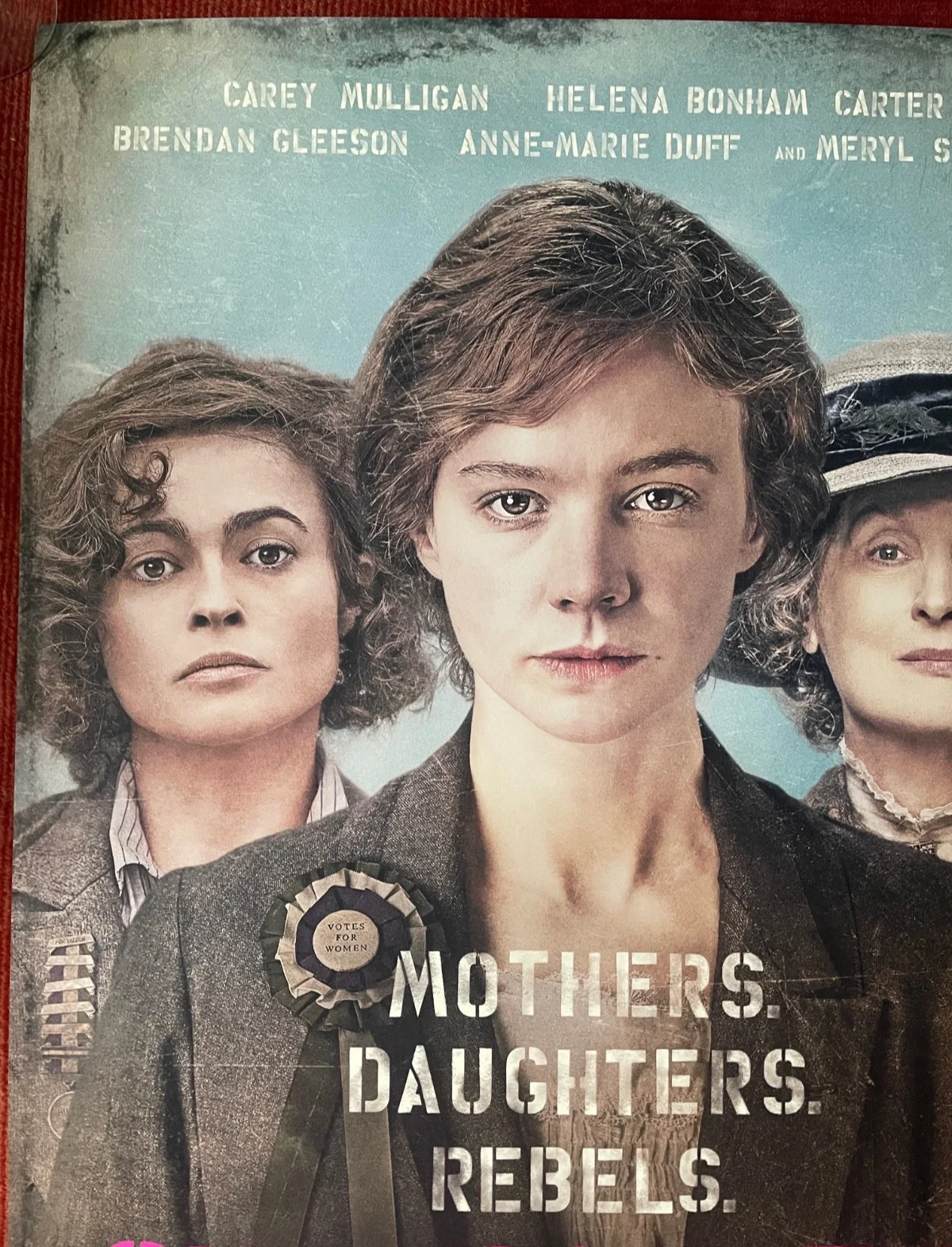SUFFRAGETTE (2015) Original UK One Sheet Movie Film Poster Carey Mulligan, изображение 2