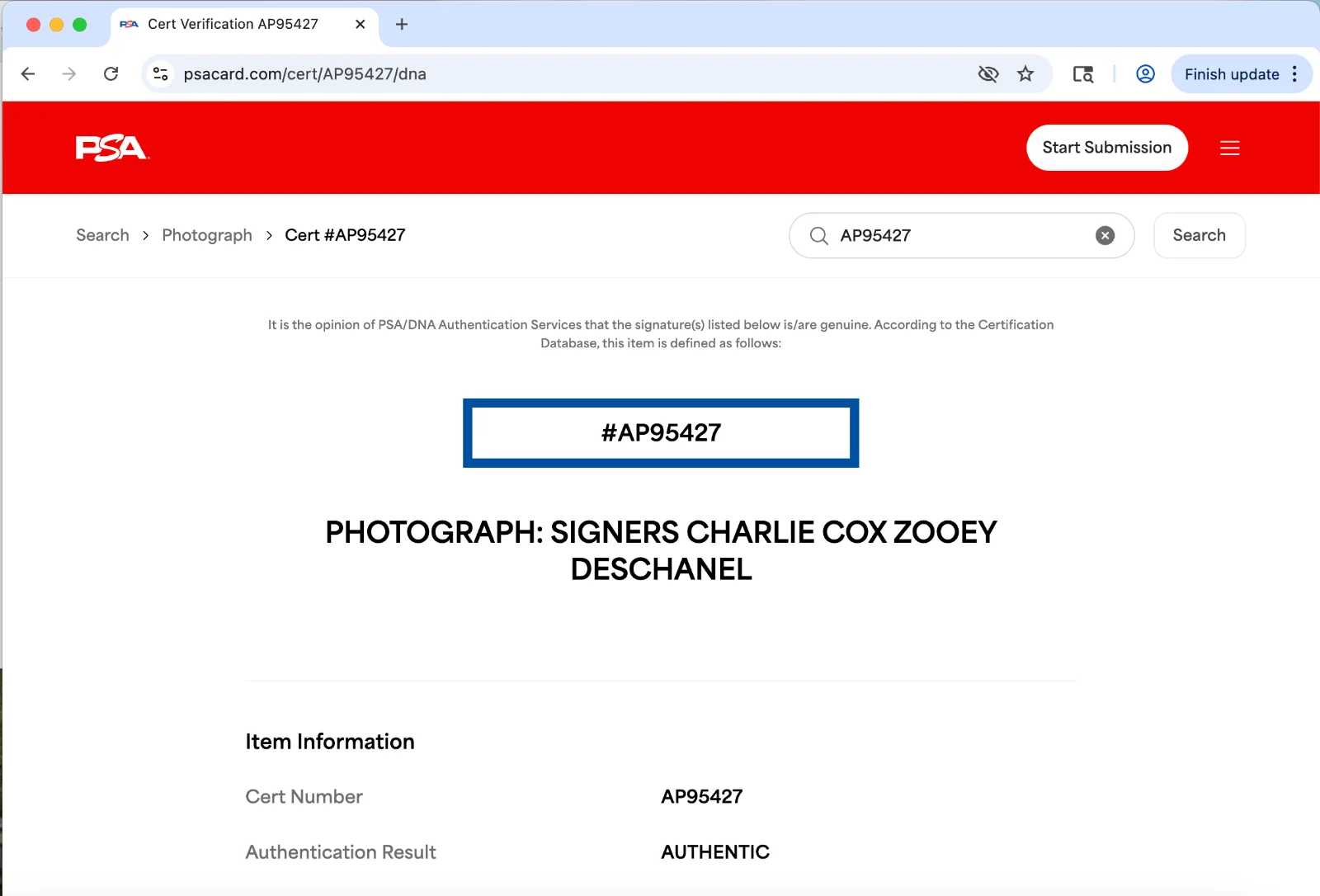 Zooey Deschanel, Charlie Cox — Zooey Deschanel Charlie Cox signed 8x10 photo PSA DNA autograph Merv cast, изображение 3