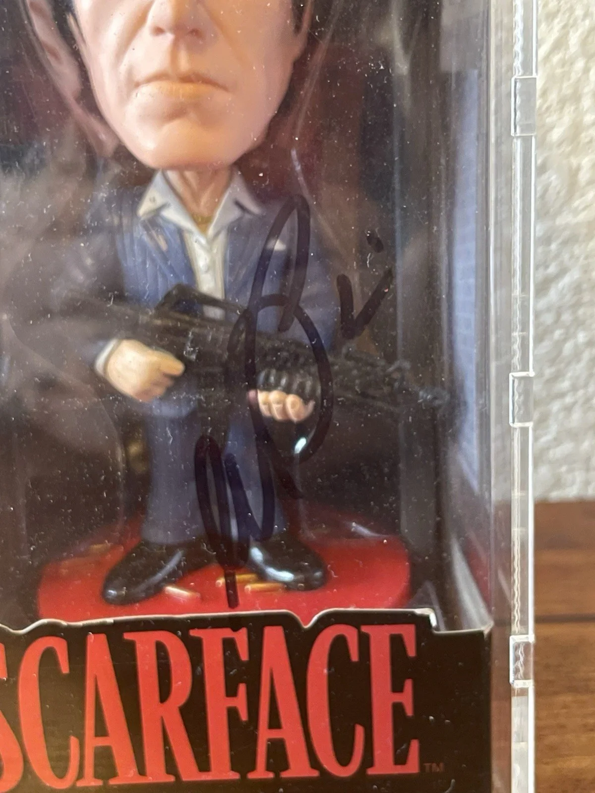 Al Pacino Signed Scarface Wacky Wobbler Bobblehead PSA DNA Auto, image 2