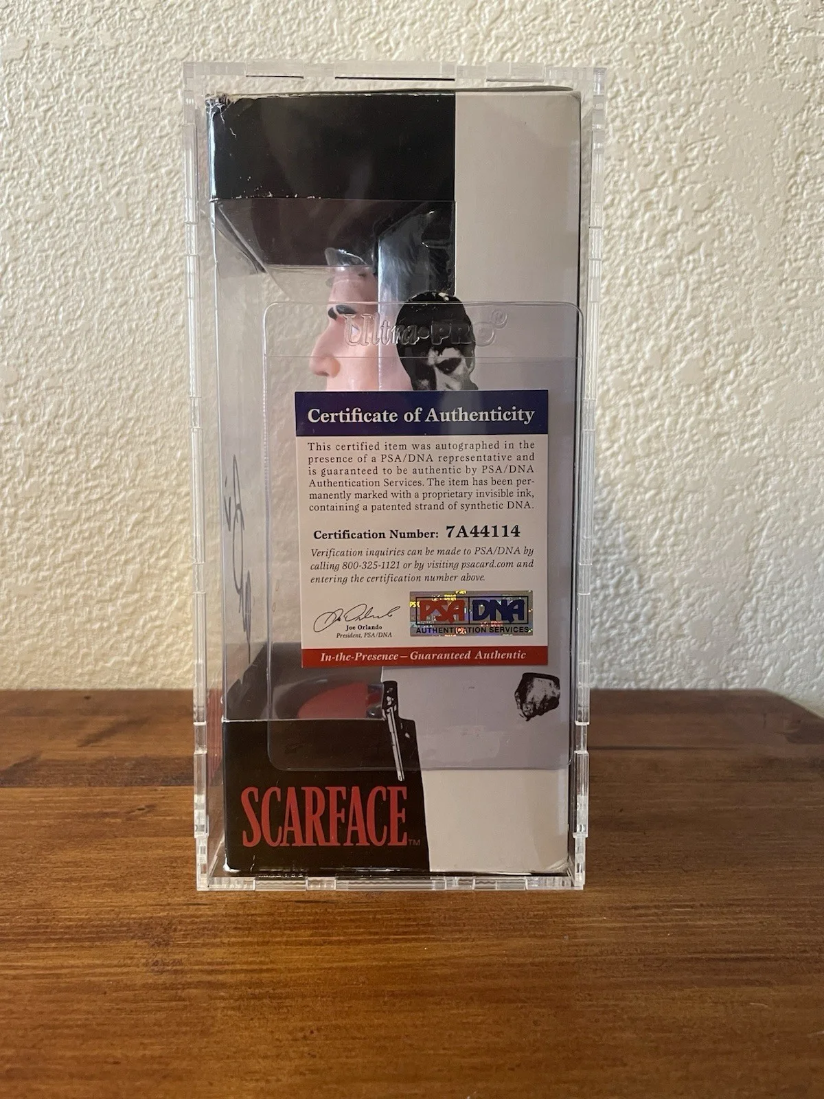 Al Pacino Signed Scarface Wacky Wobbler Bobblehead PSA DNA Auto, image 3