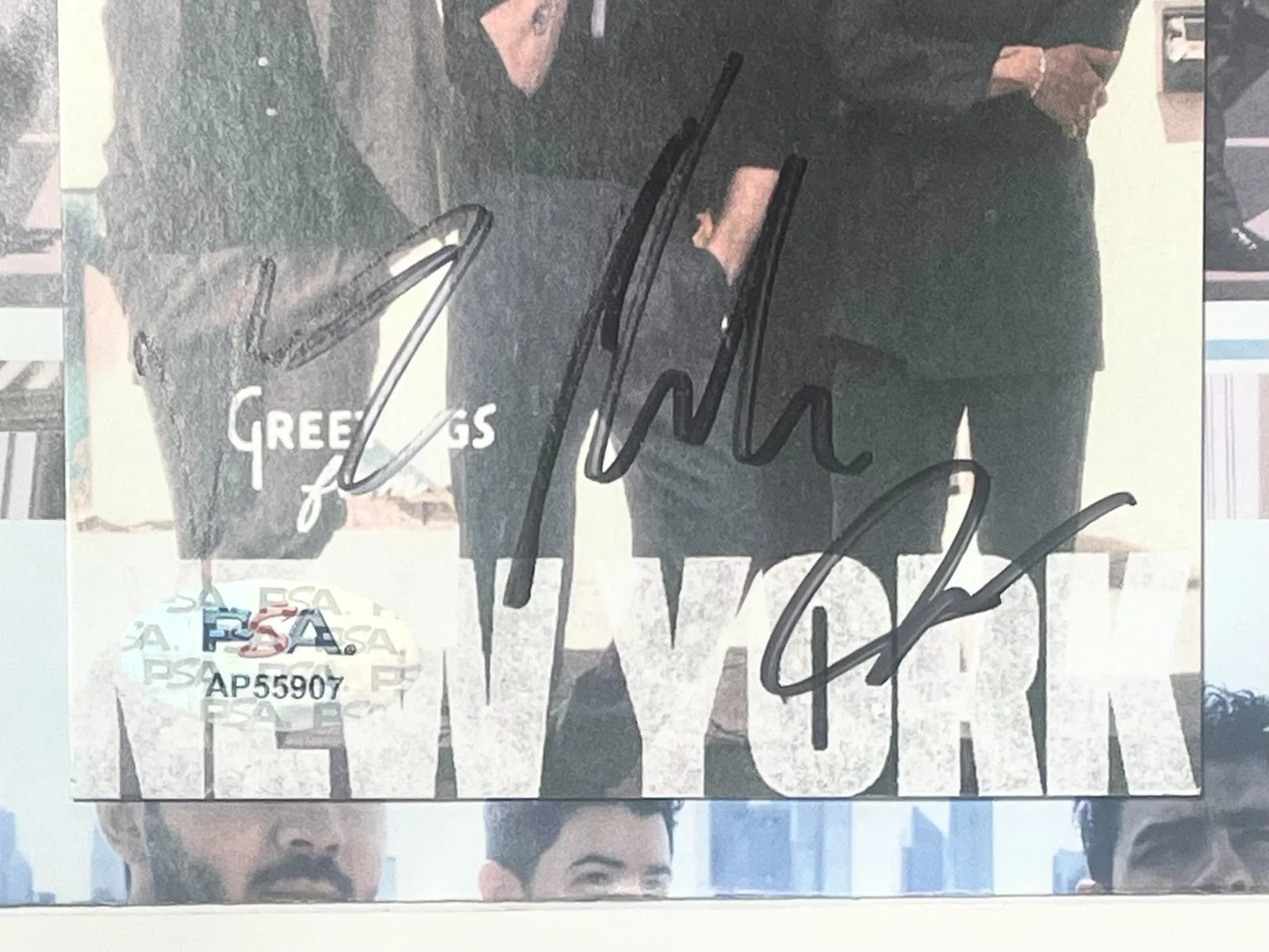 🎶 Jonas Brothers Signed Photo PSA COA Framed CD Display All 3 Signatures 🎶, image 4