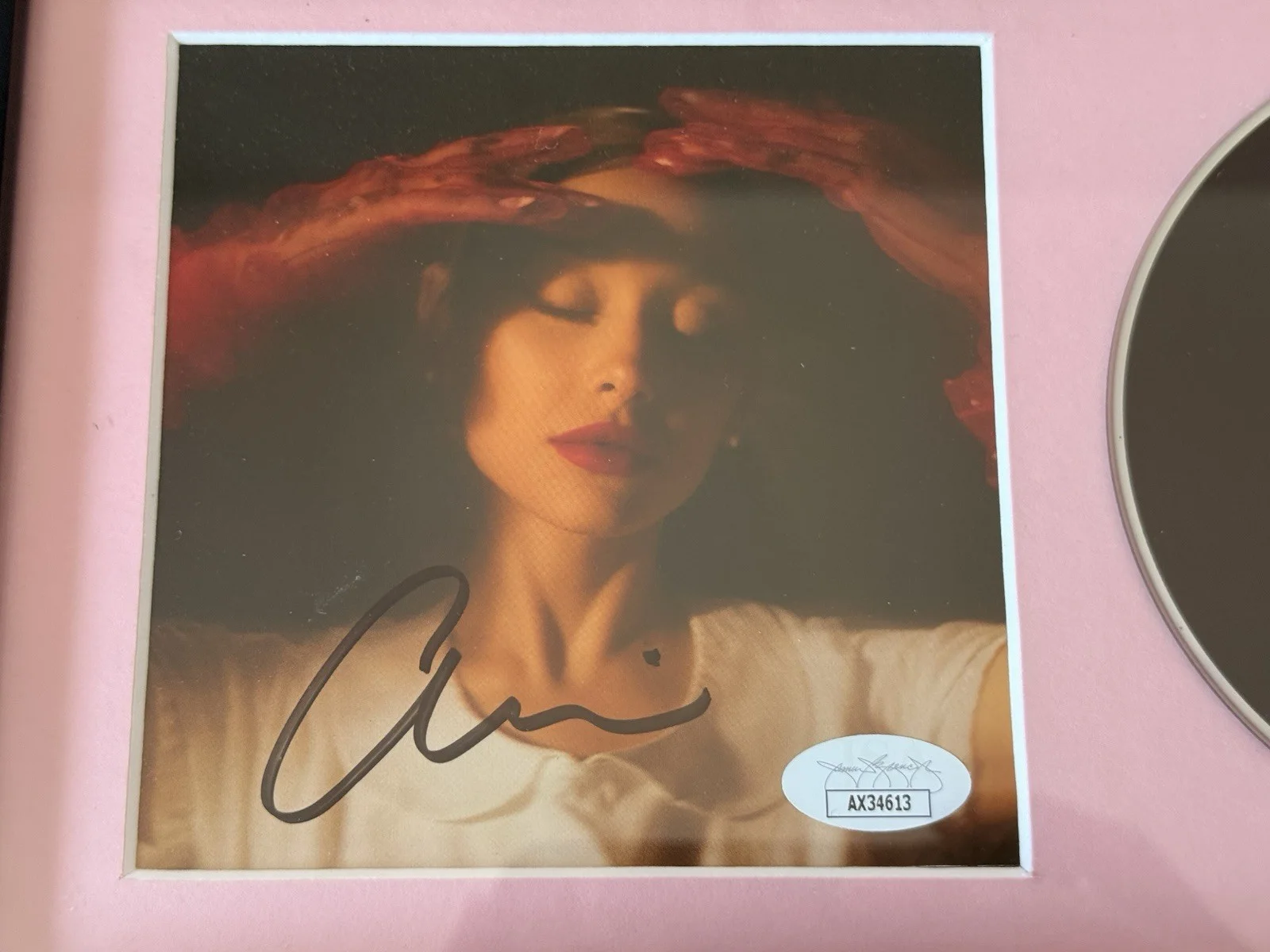 Ariana Grande Eternal Sunshine Framed CD Signed JSA COA AX34613, image 2