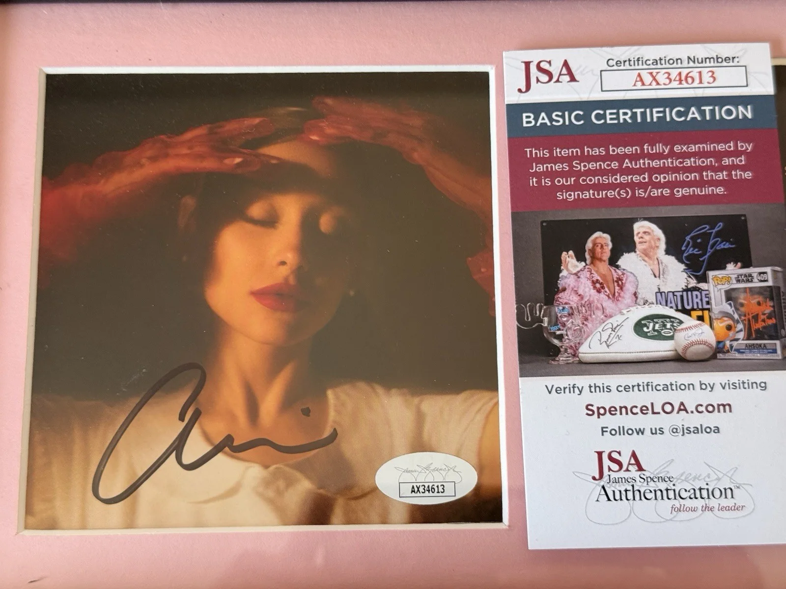 Ariana Grande Eternal Sunshine Framed CD Signed JSA COA AX34613, image 3