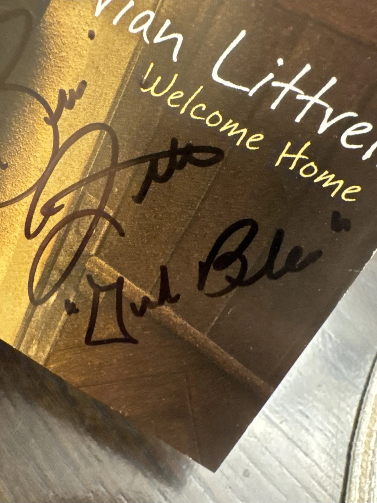 Brian Littrell: Welcome Home MUSIC AUDIO CD Backstreet Boys SIGNED AUTOGRAPHED, изображение 4