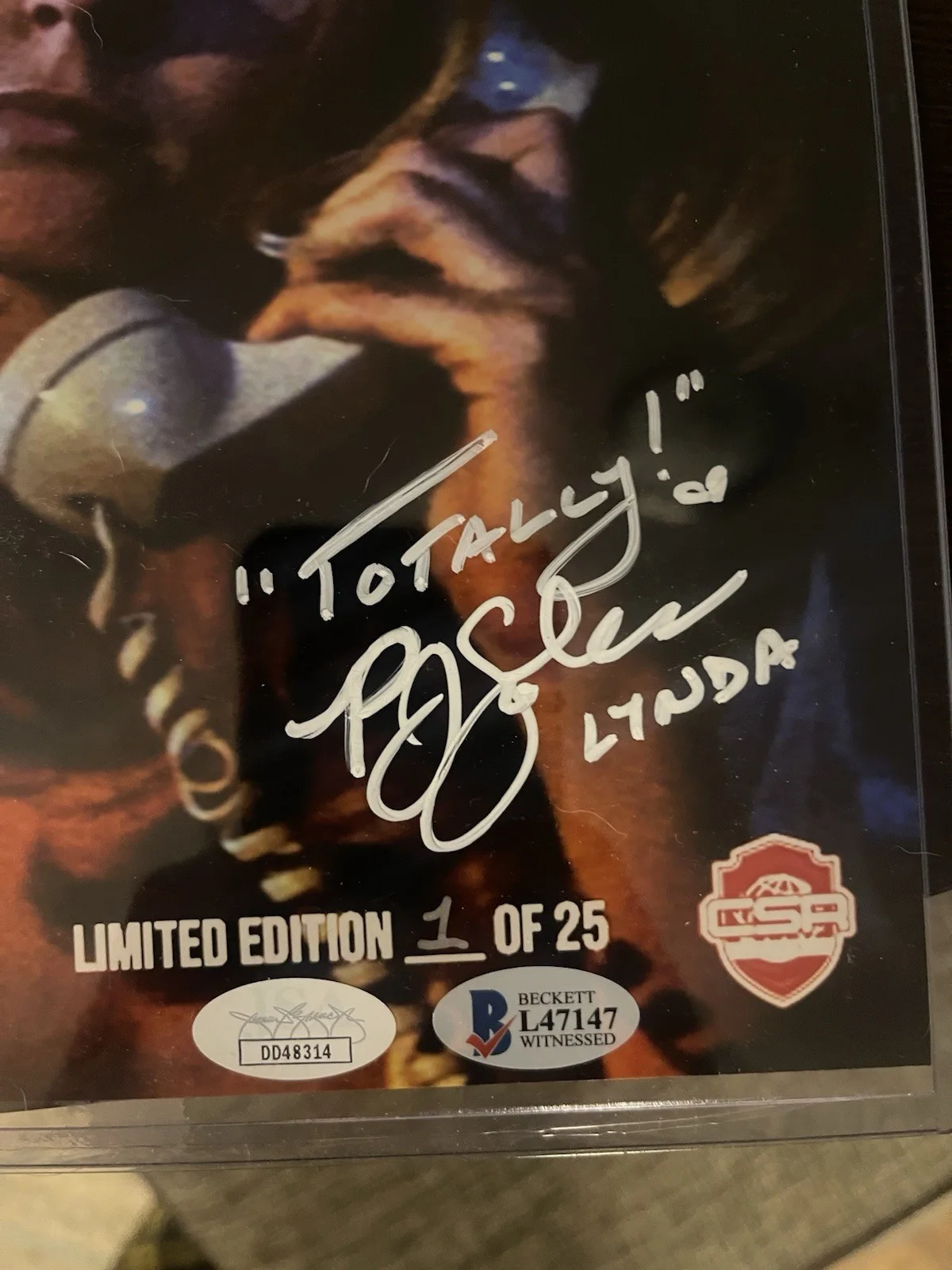 NIck Castle, PJ Soles — NICK CASTLE & P.J. SOLES DUAL SIGNED LIMITED EDITION 1 OF 25 POSTER HALLOWEEN, изображение 3