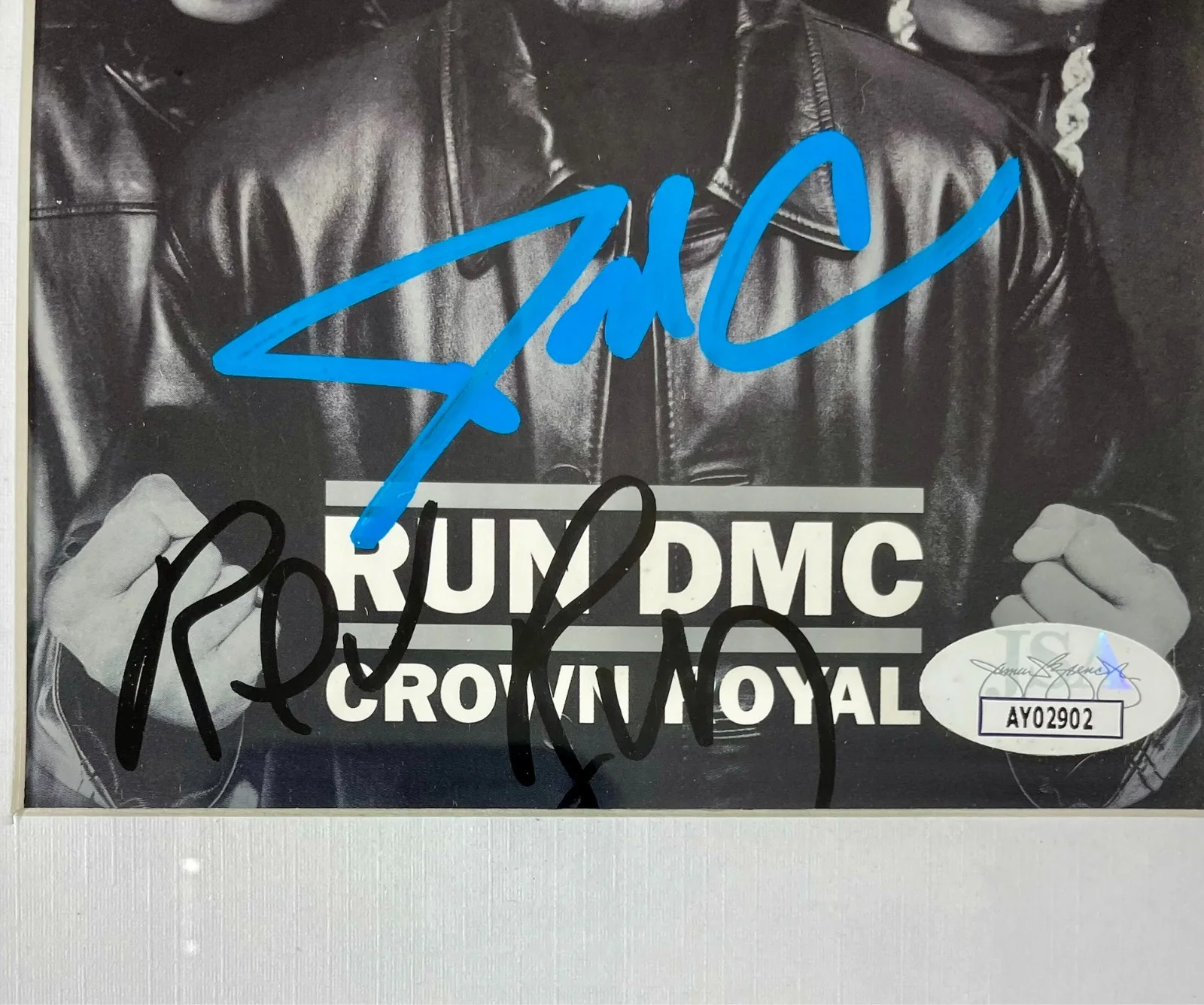 Rev Run — Rev Run & DMC Darryl McDaniels Signed Run DMC Crown Royal CD Book Framed JSA COA, image 2
