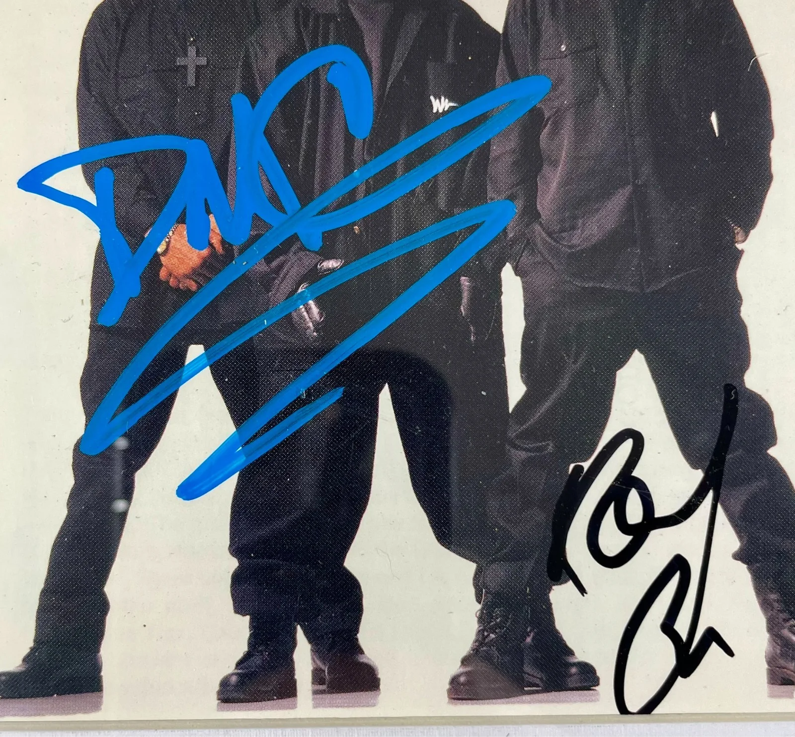 Rev Run — Rev Run & DMC Darryl Signed Run DMC Down With The King CD Booklet Framed JSA COA, image 2