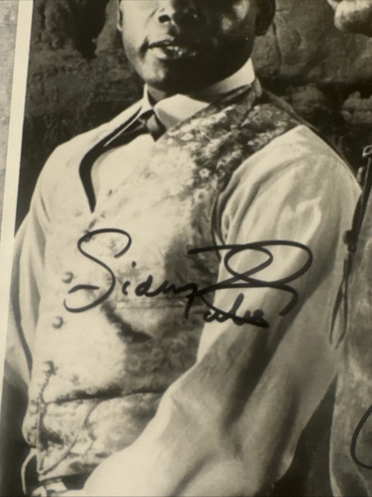 8 X 10 Autographed Photo Sidney Poitier & James Garner Duel At Diablo 1966 Movie, изображение 2
