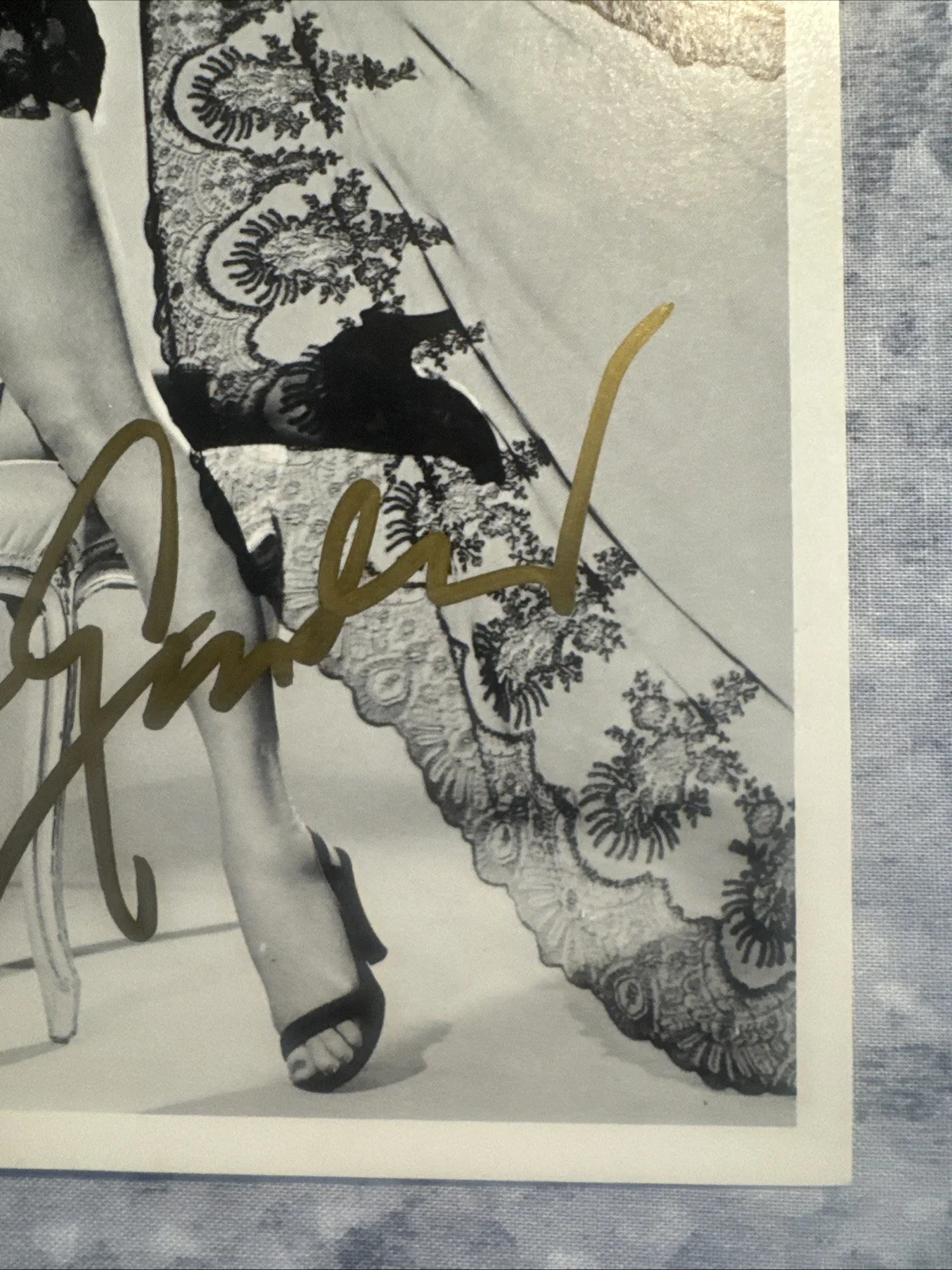 8 X 10 Autographed Photo Ava Gardner Vintage Movie Studio Still, image 4