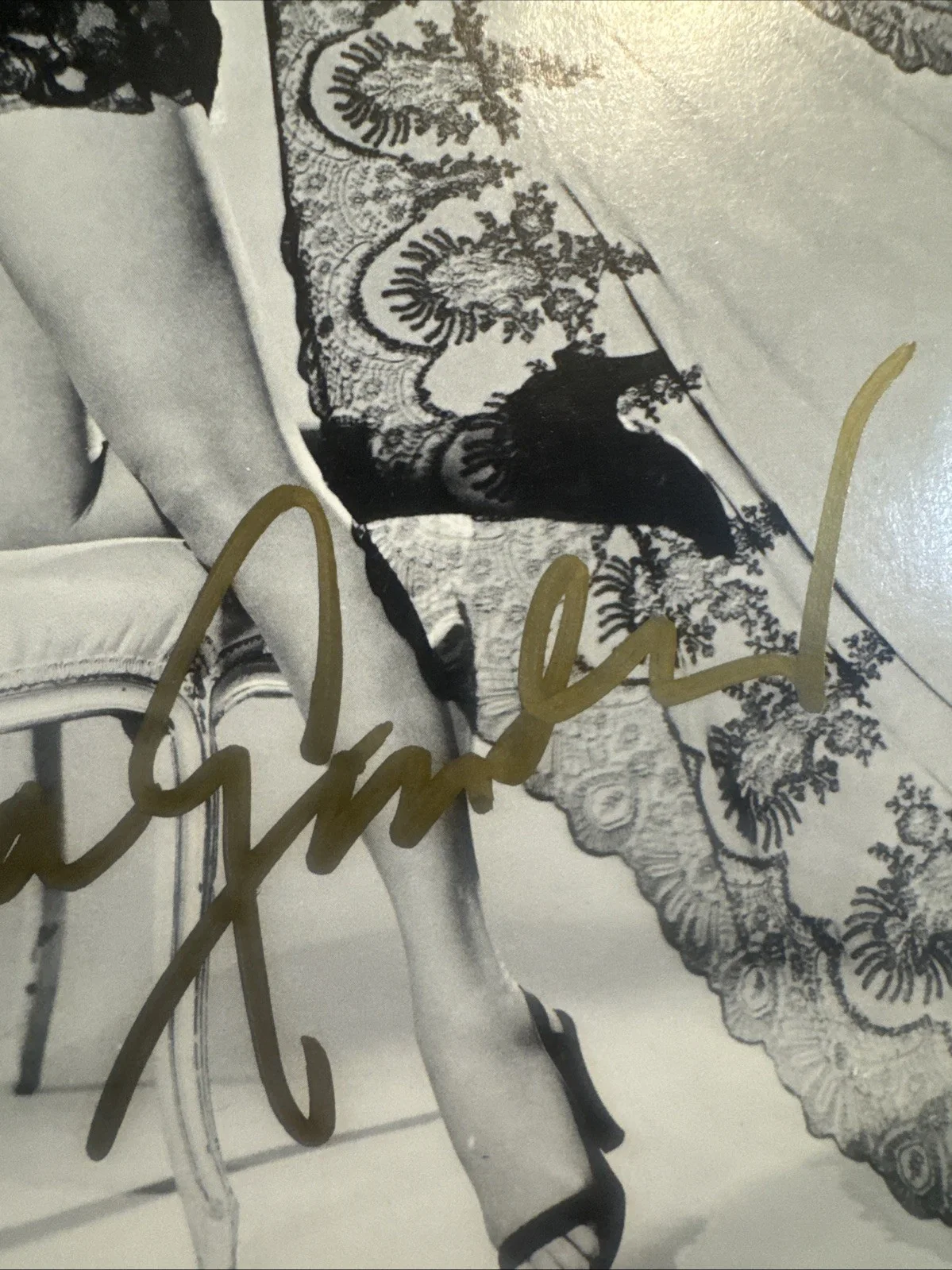8 X 10 Autographed Photo Ava Gardner Vintage Movie Studio Still, image 5