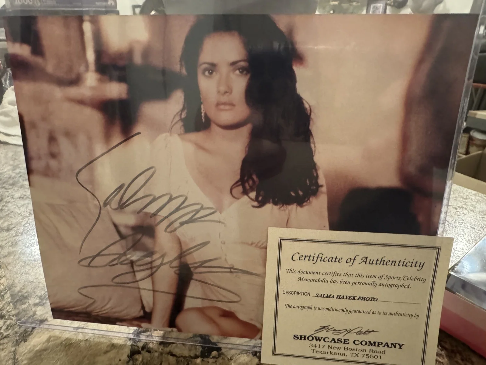 Salma Hayek — Autographed Photo of Salma Hayek 8x10, COA Included!!!