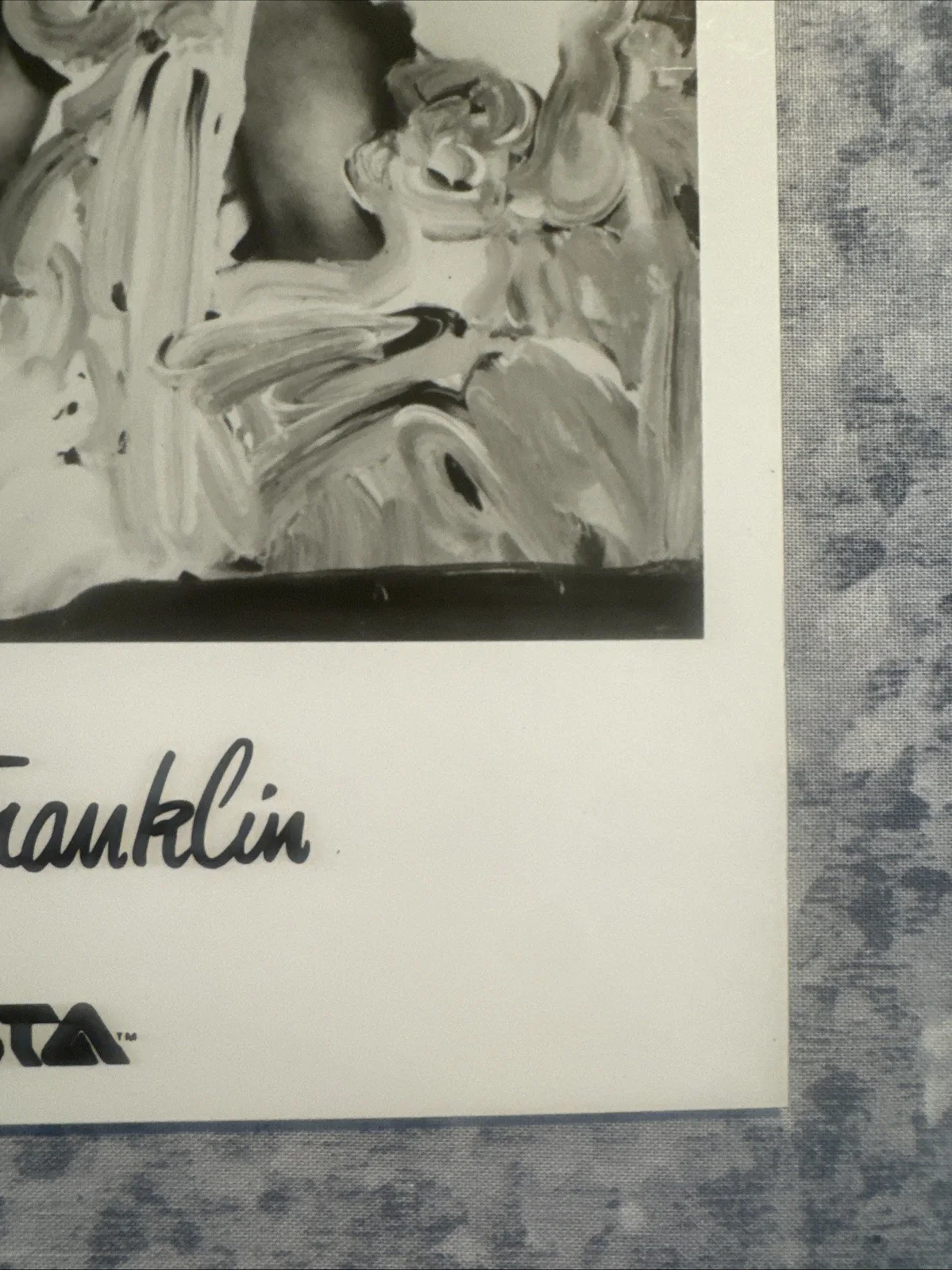 8 X 10 Autographed Photo Aretha Franklin Studio Promo, image 3