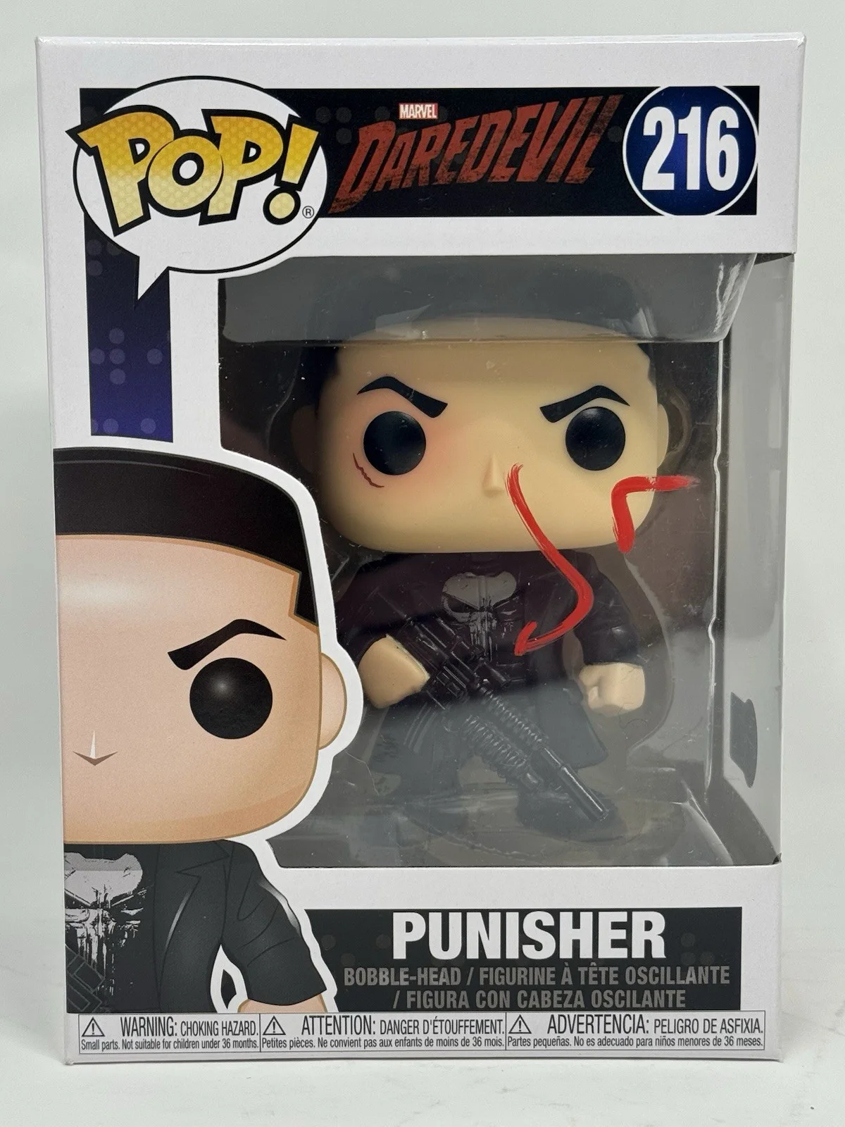 Jon Bernthal — Jon Bernthal Signed Punisher Funko Pop #216 Autograph Marvel Daredevil Beckett, image 2