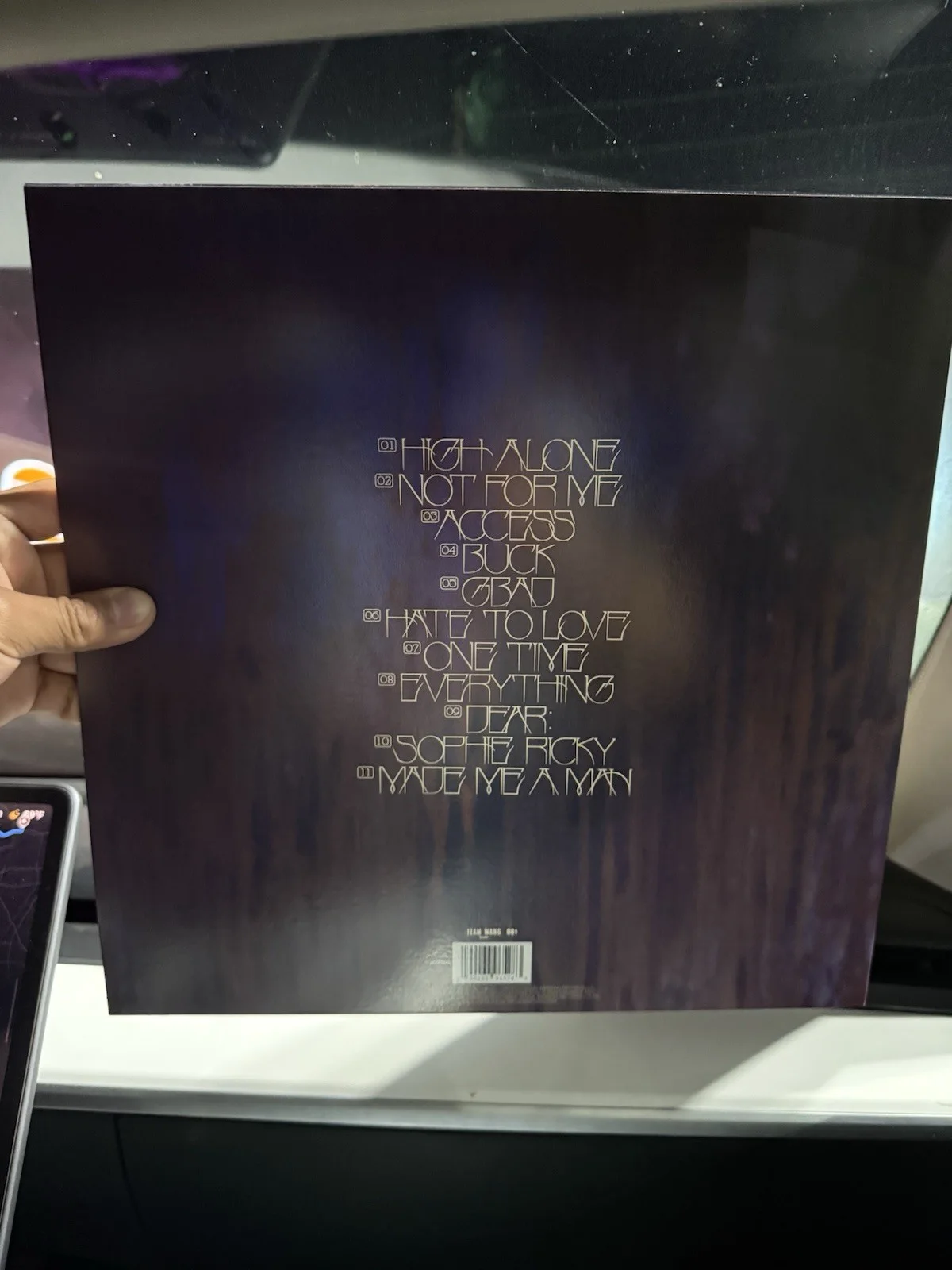 Jackson Wang Magic Man 2 LP Vinyl Signed Autographed Cover, image 2
