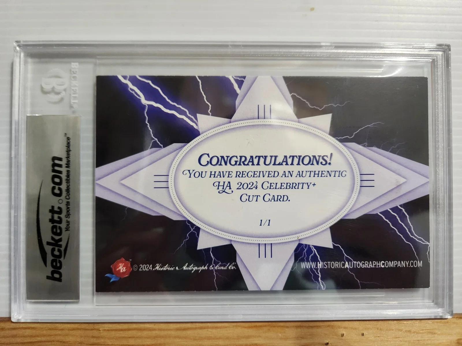 Collette Lyons — Horace McMahon 2024 Historic Autographs Celebrity+Auto Naked City 1/1, изображение 4