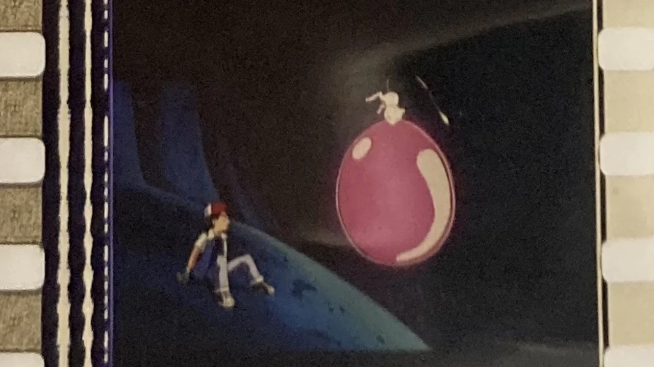 Pokémon: The Movie 2000, 35mm Film cell Mew bubble, image 3