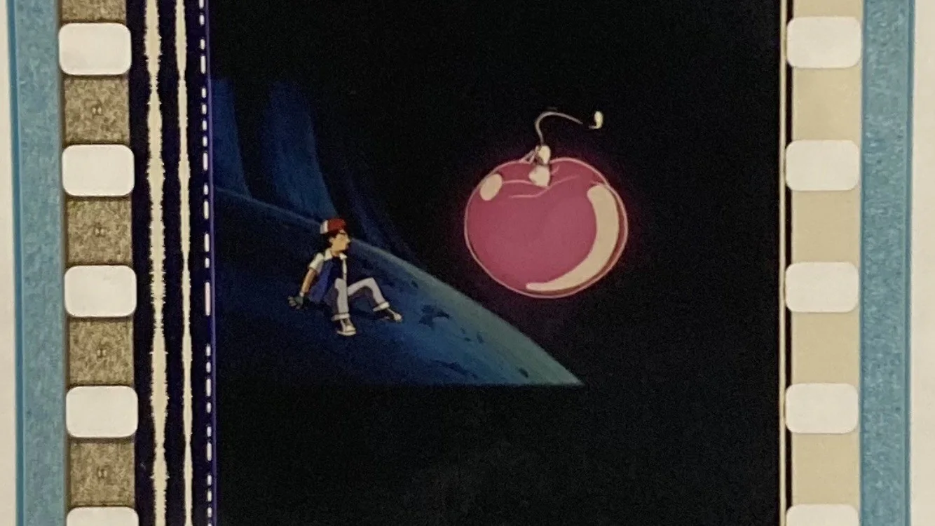 Pokémon: The Movie 2000, 35mm Film cell Mew bubble, image 5